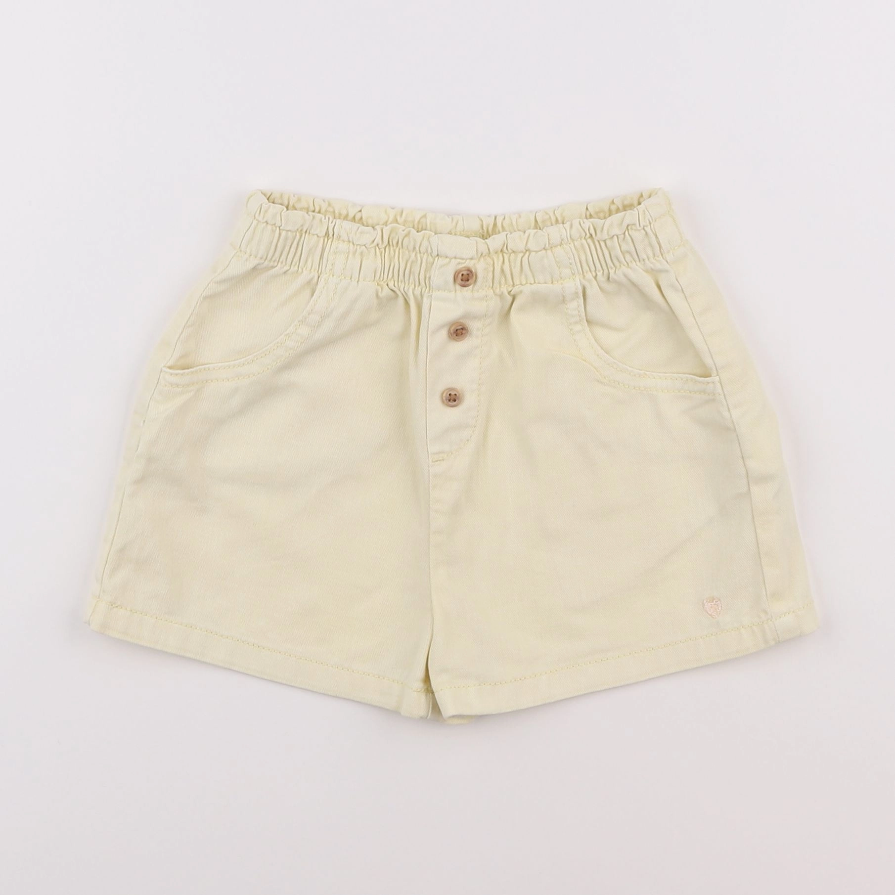 Vertbaudet - short jaune - 4 ans