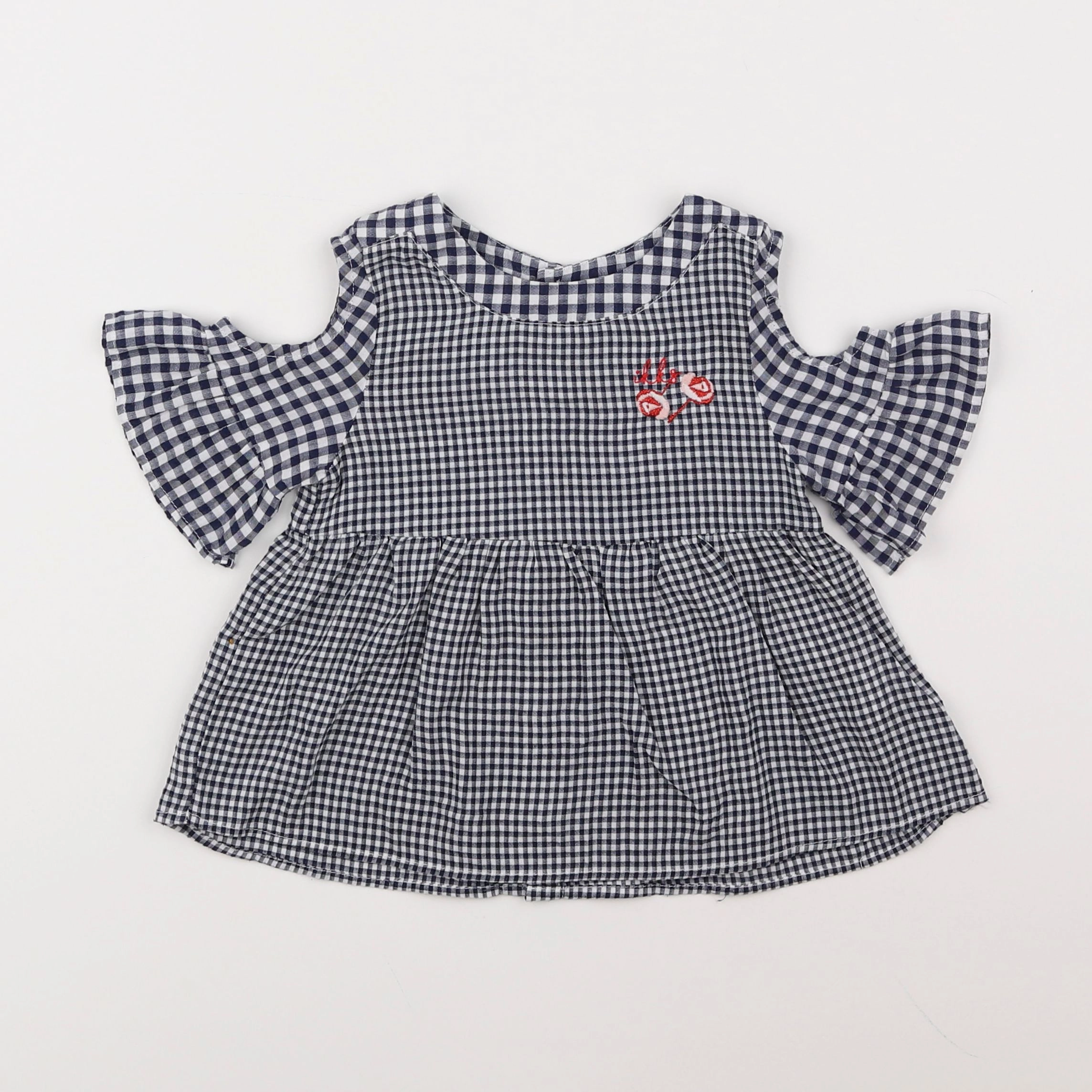 IKKS - blouse bleu, blanc - 3 ans