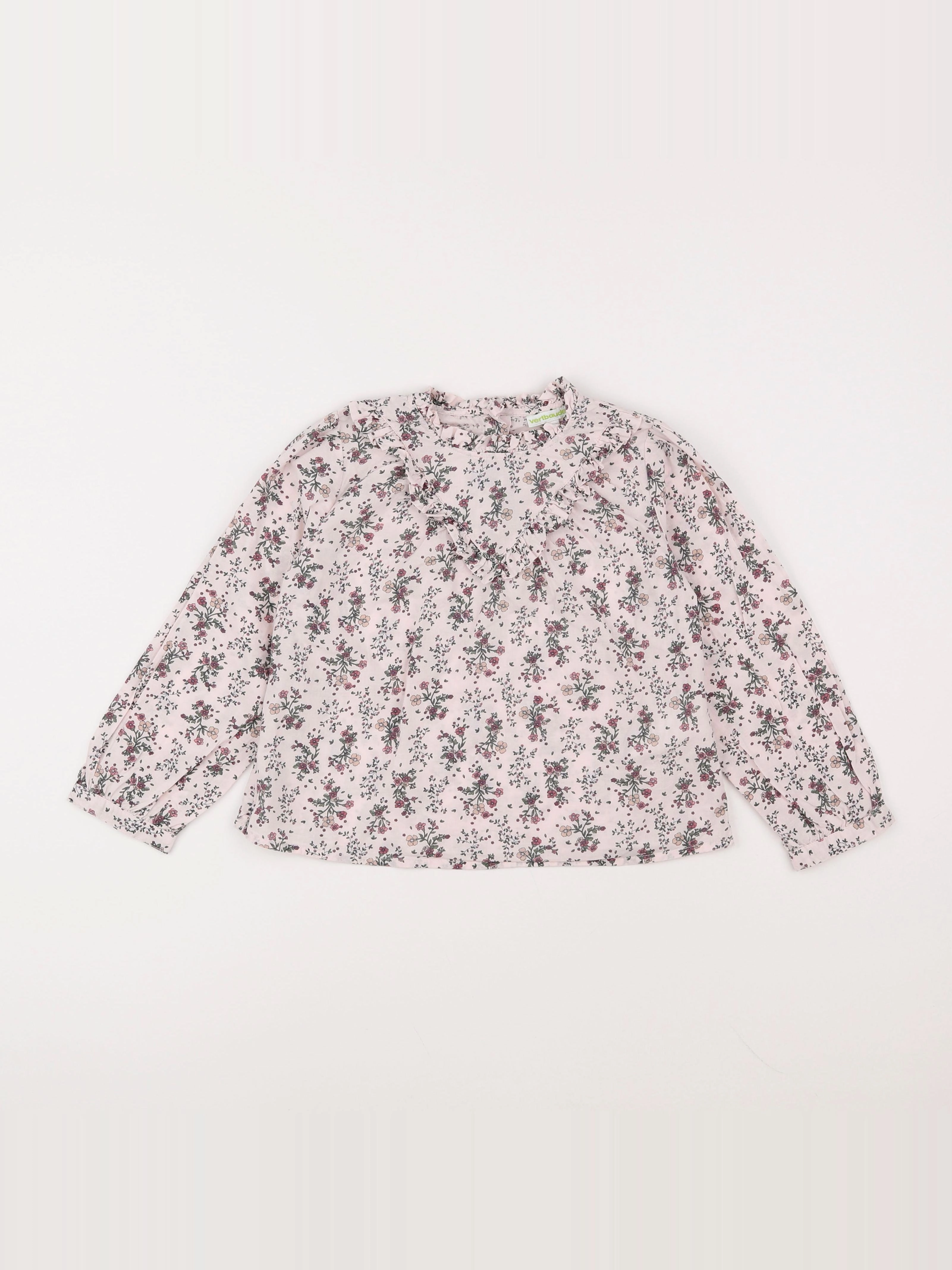 Vertbaudet - blouse rose - 6 ans