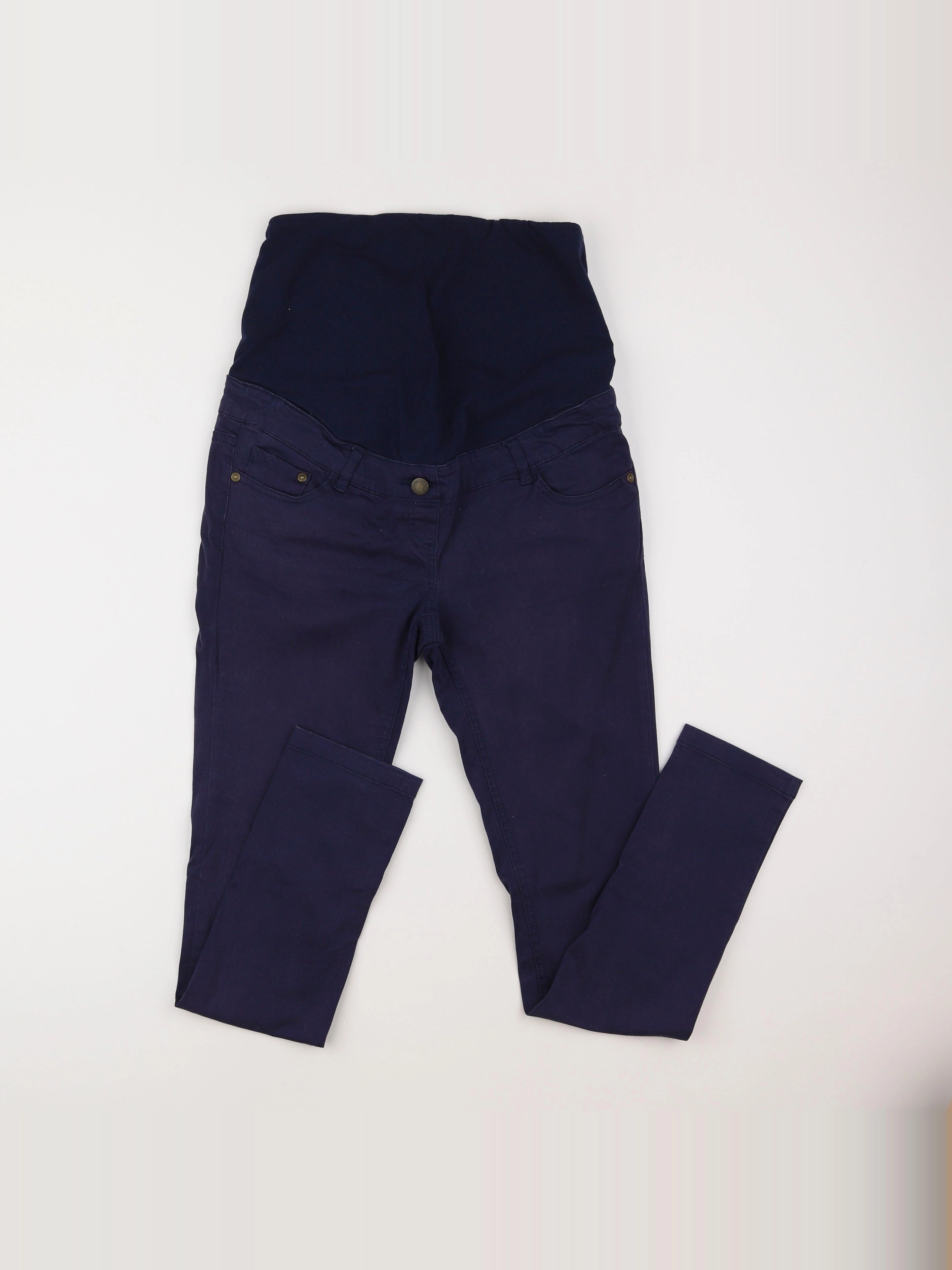 Vertbaudet - pantalon grossesse bleu - 38
