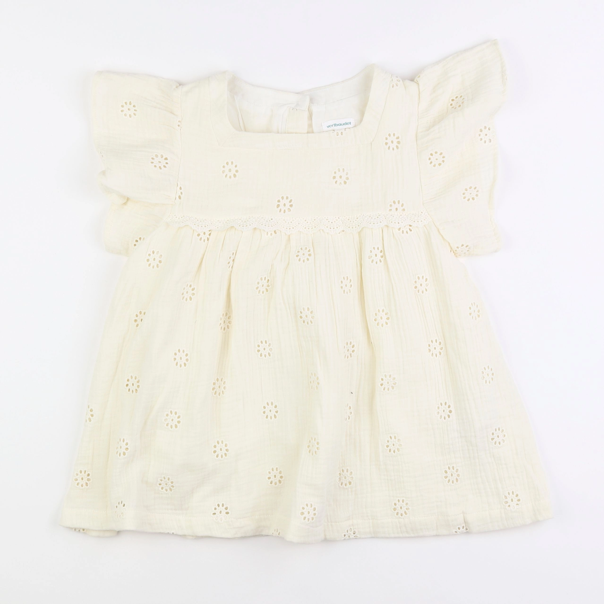 Vertbaudet - blouse beige - 12 ans