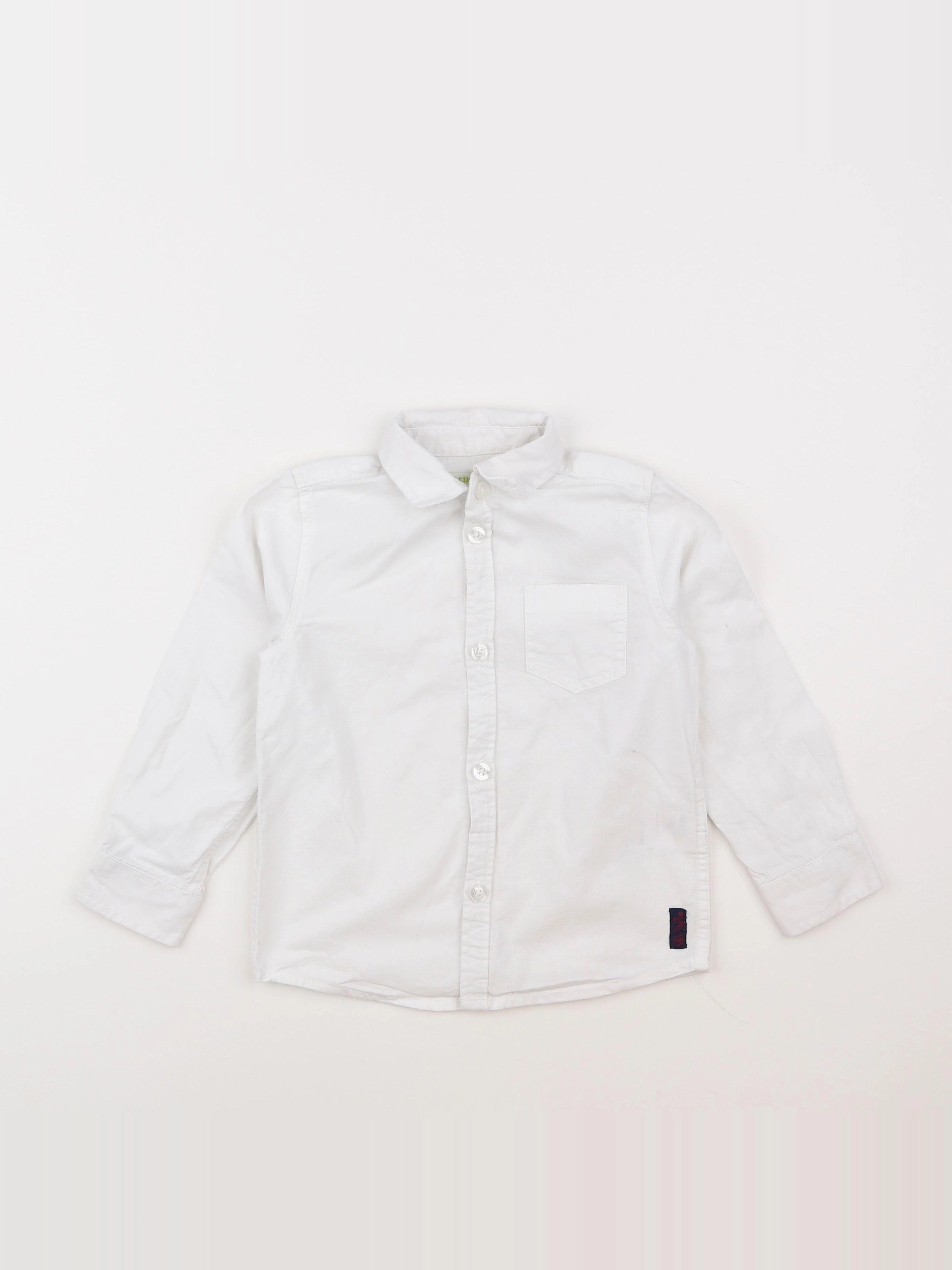 Vertbaudet - chemise blanc - 5 ans