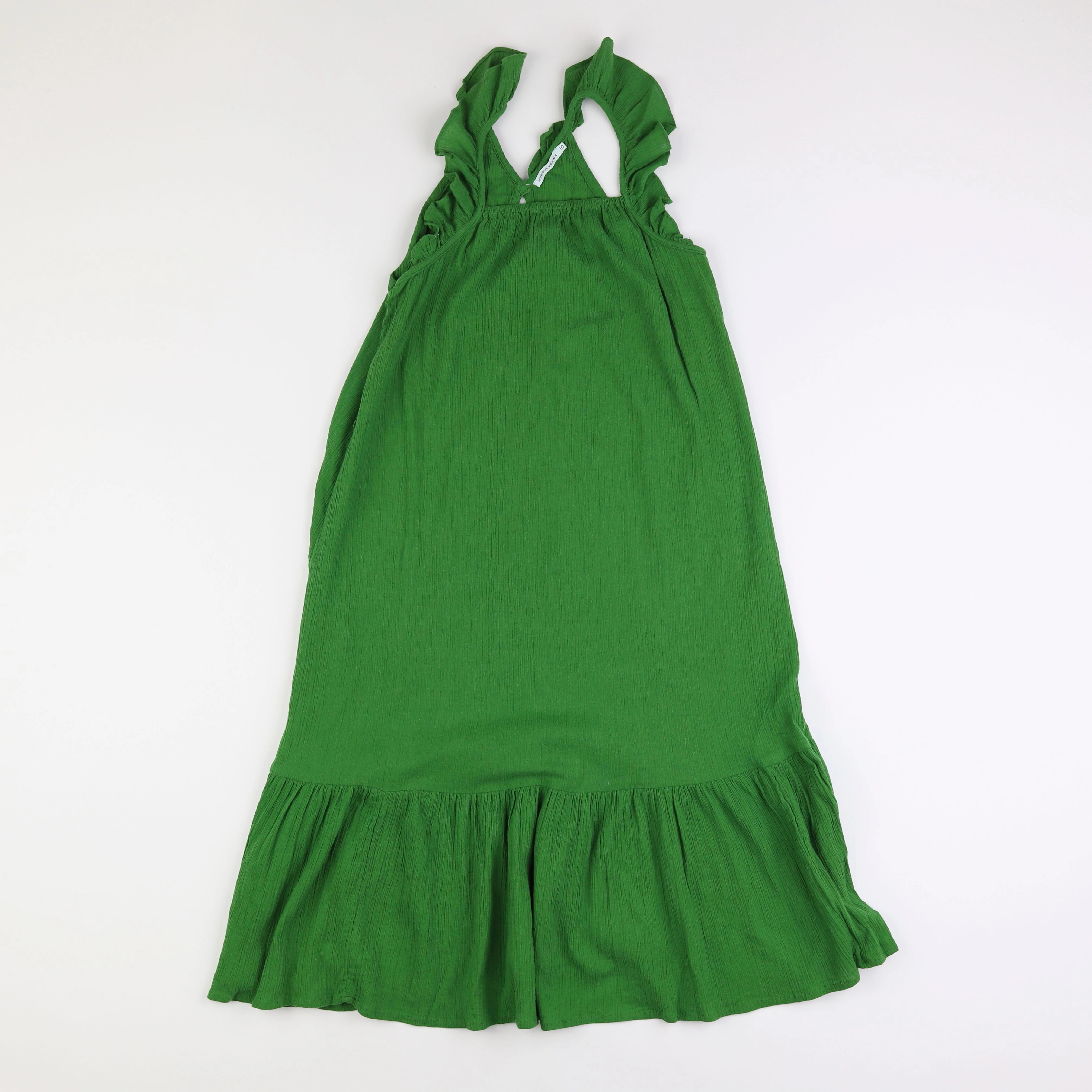 Monoprix - robe vert - 10 ans