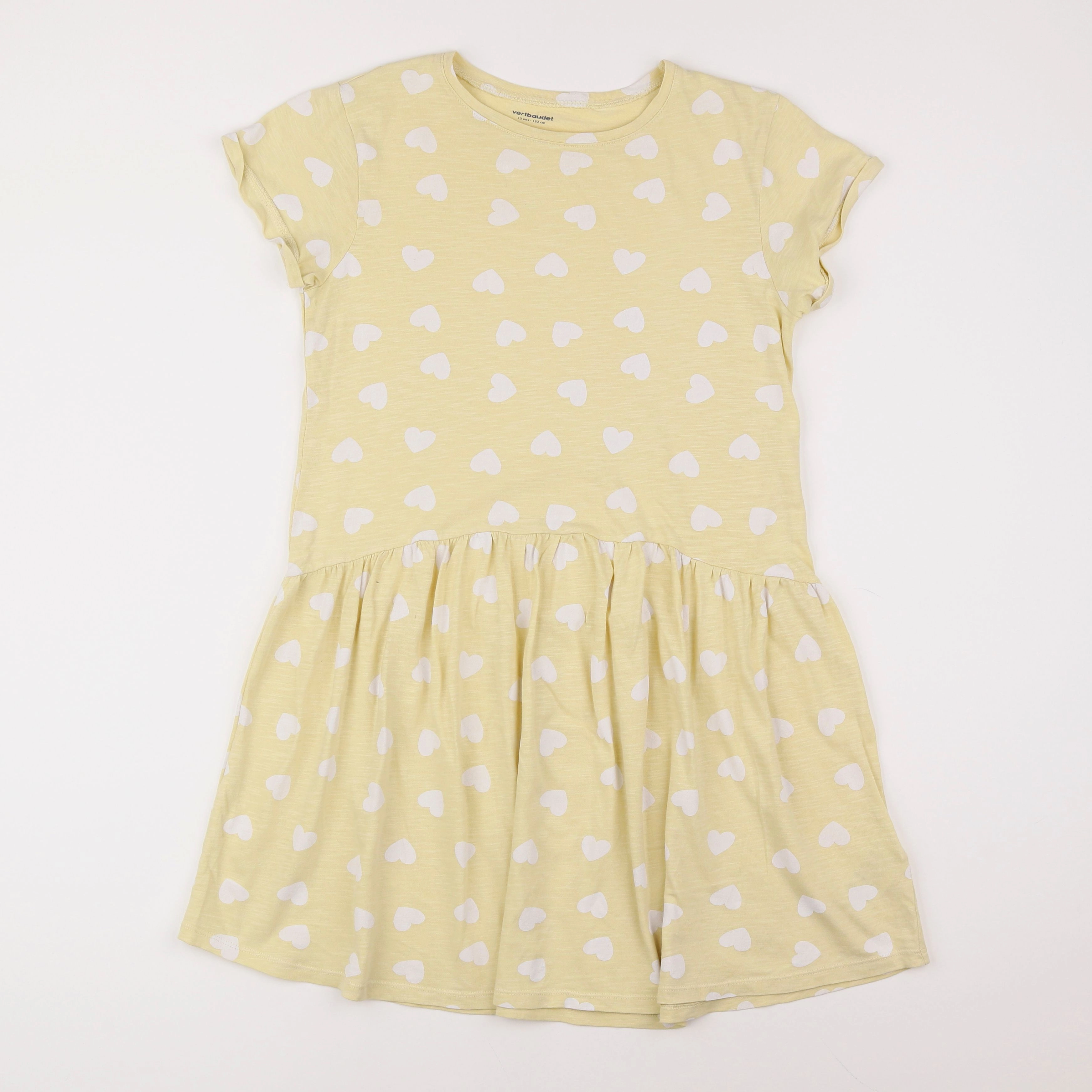 Vertbaudet - robe jaune - 12 ans