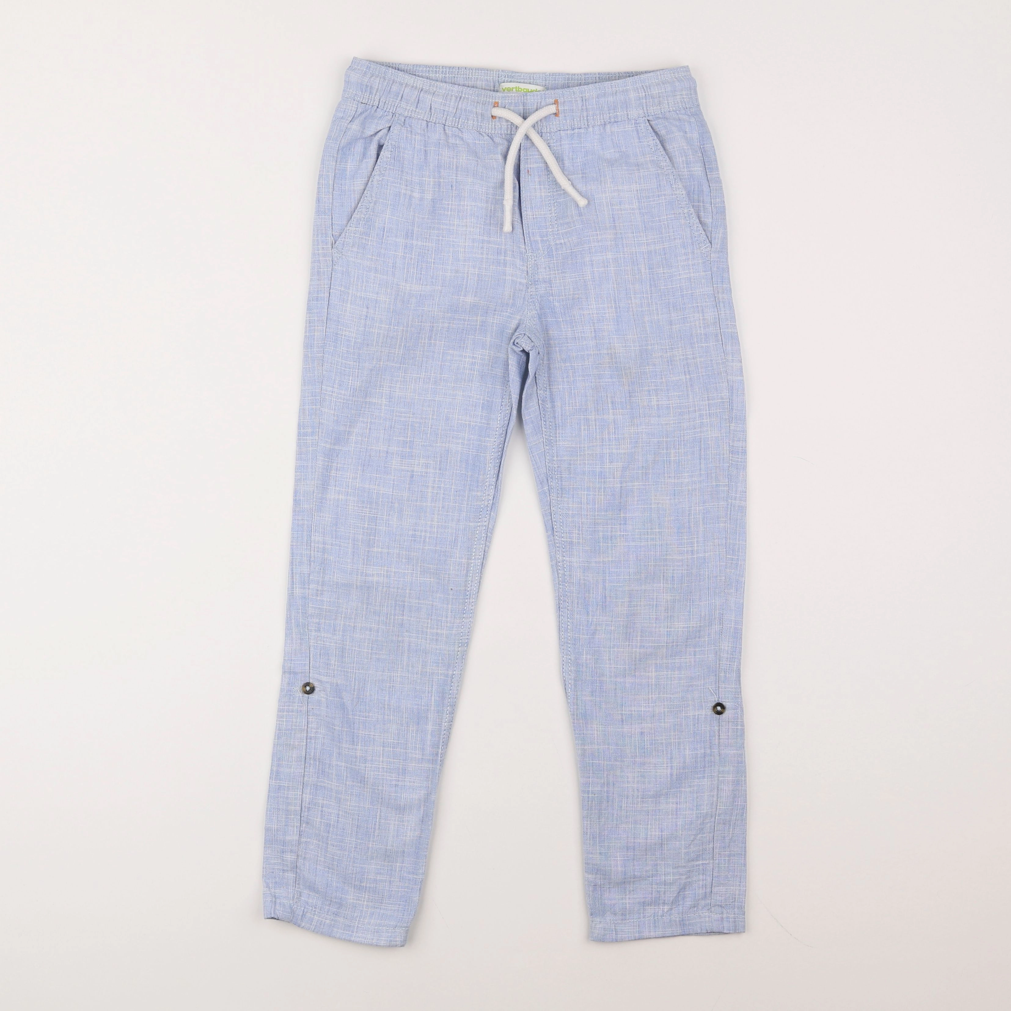 Vertbaudet - pantalon bleu - 7 ans