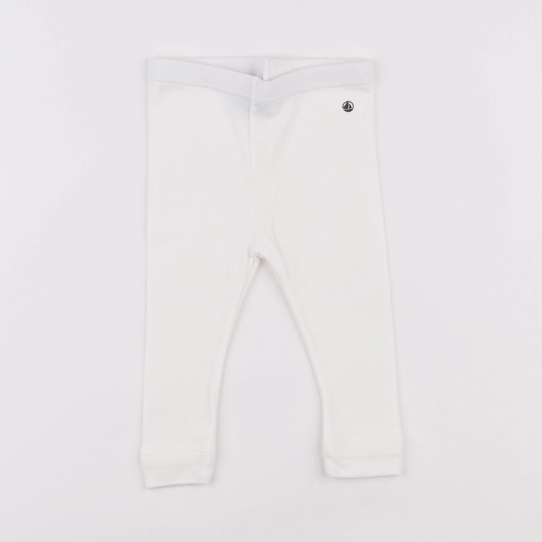 Petit Bateau - legging blanc - 6 mois