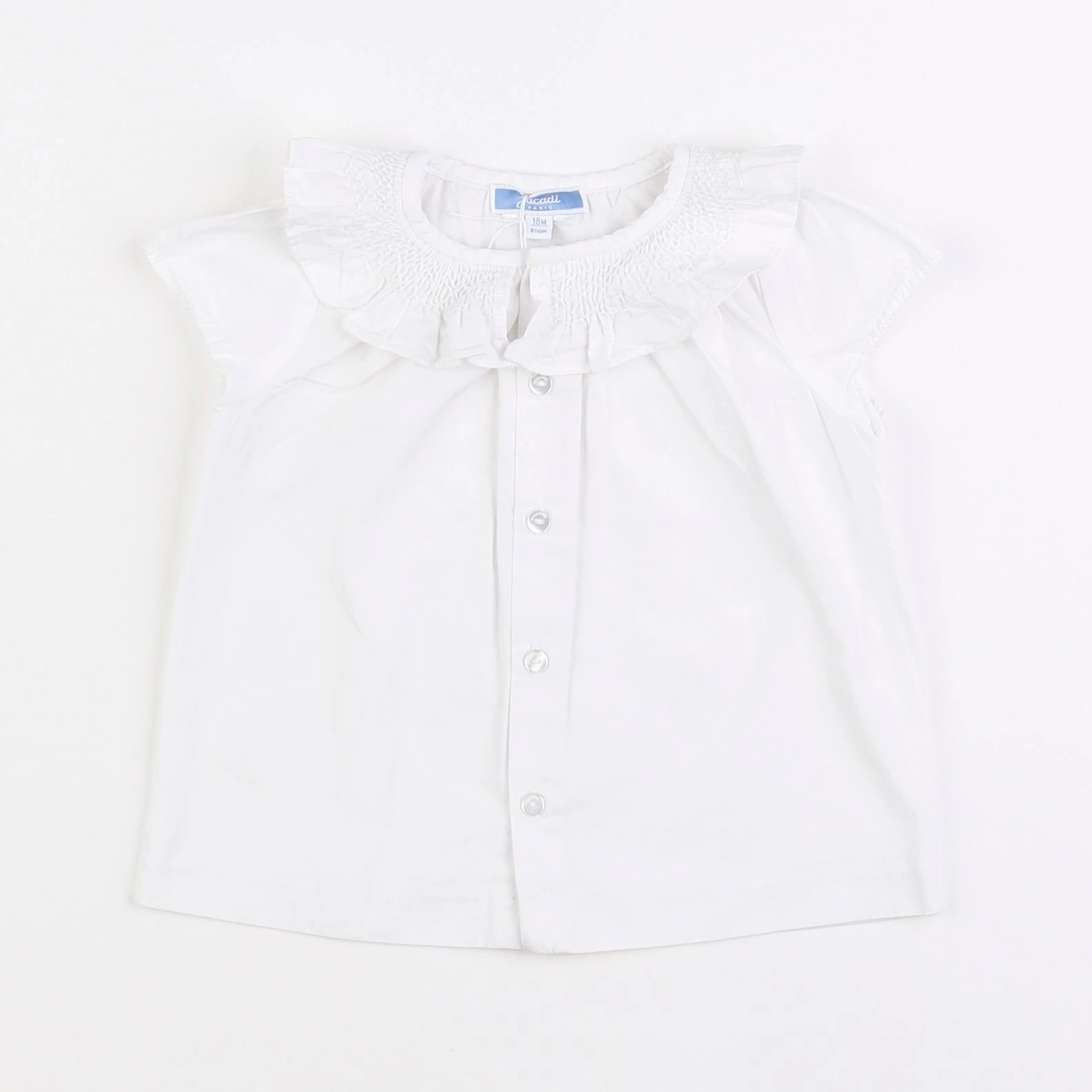 Jacadi - blouse blanc - 18 mois