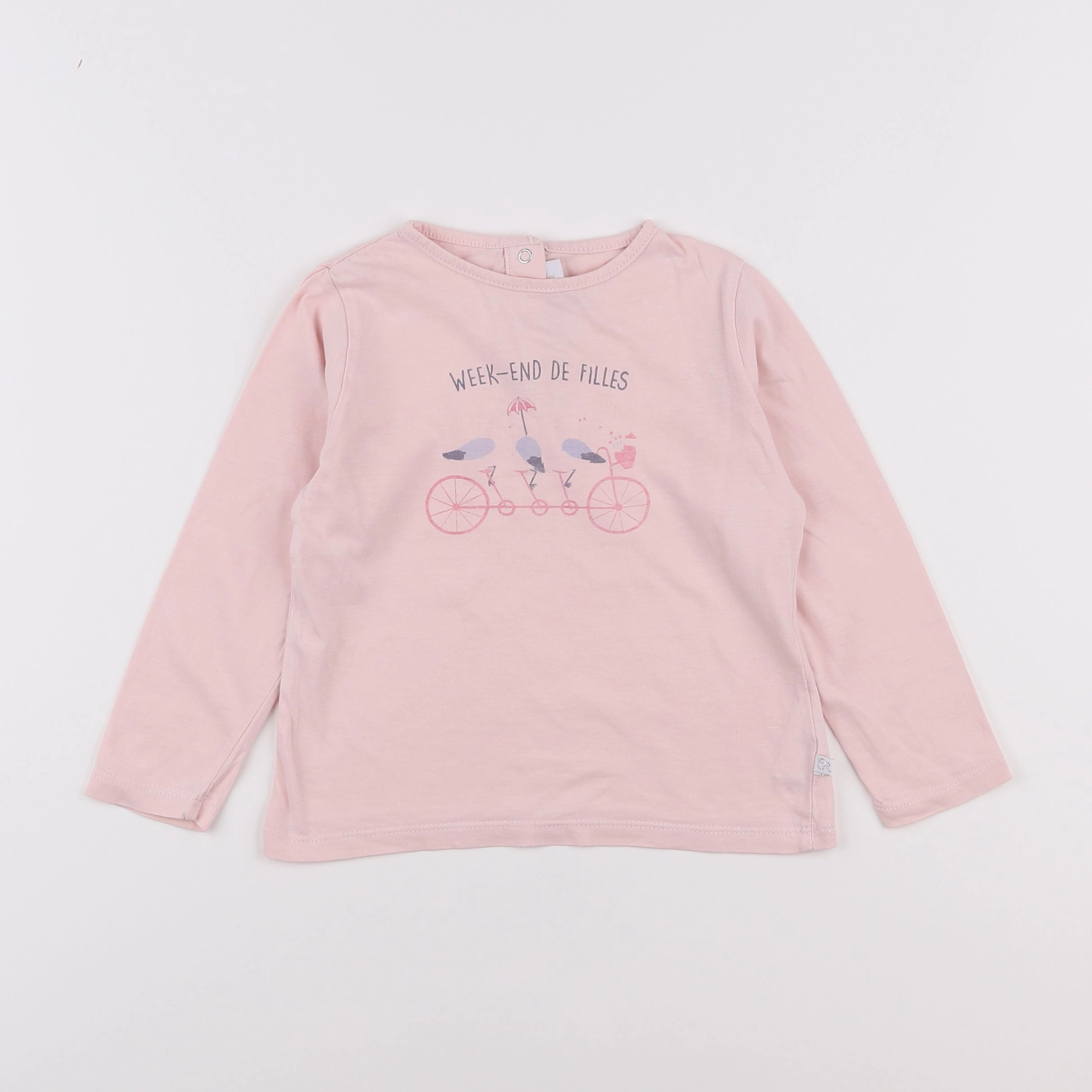 Cadet Rousselle - tee-shirt rose - 2 ans