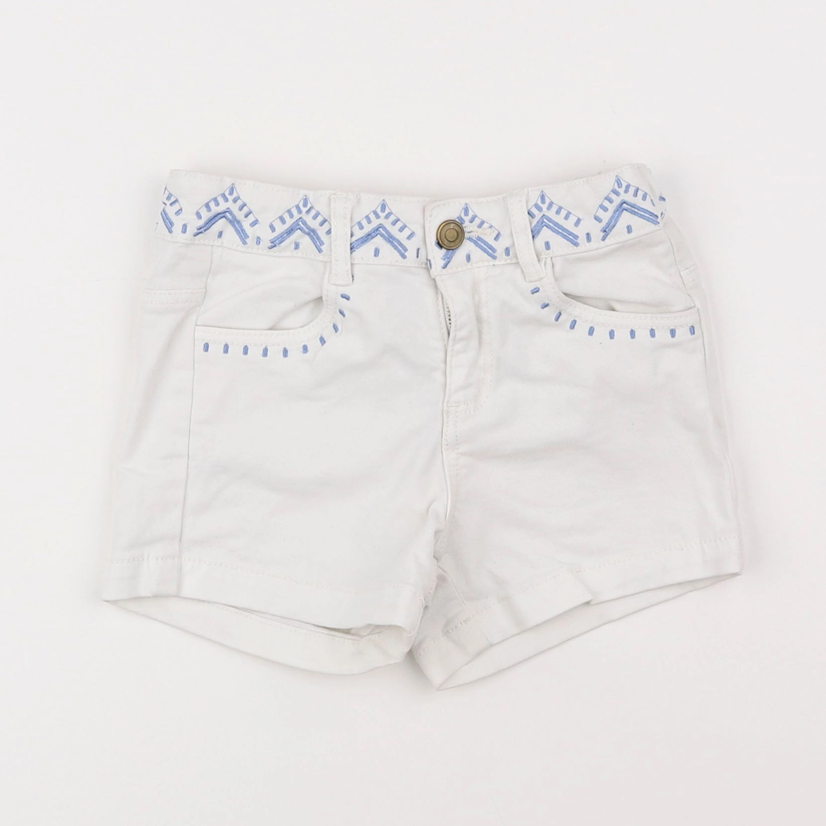 Galeries Lafayette - short blanc - 6 ans