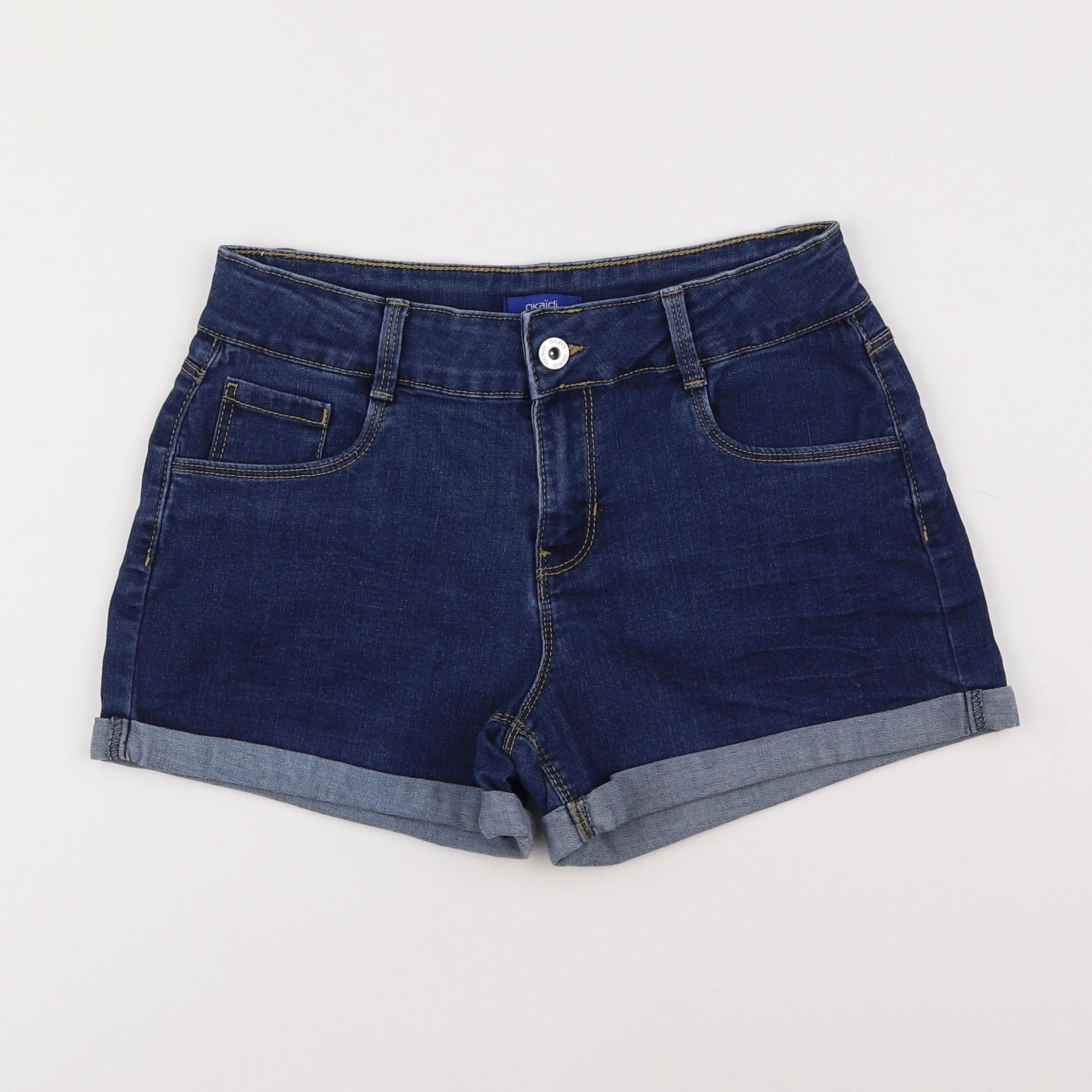 Okaidi - short bleu - 14 ans