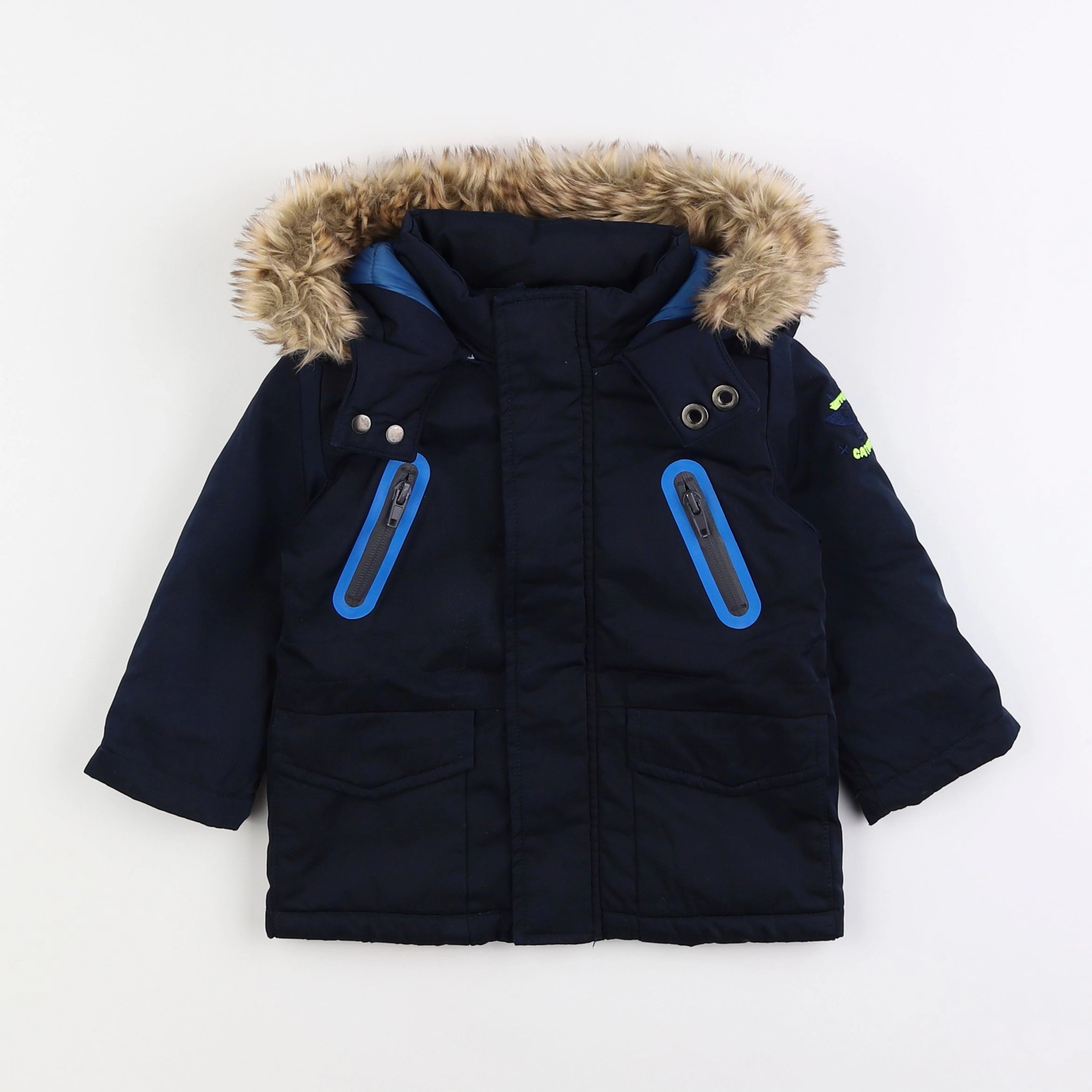 Catimini - parka bleu - 18 mois