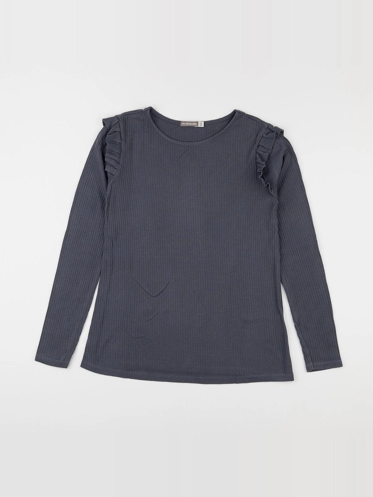 Vertbaudet - tee-shirt grossesse gris - 34 à 36