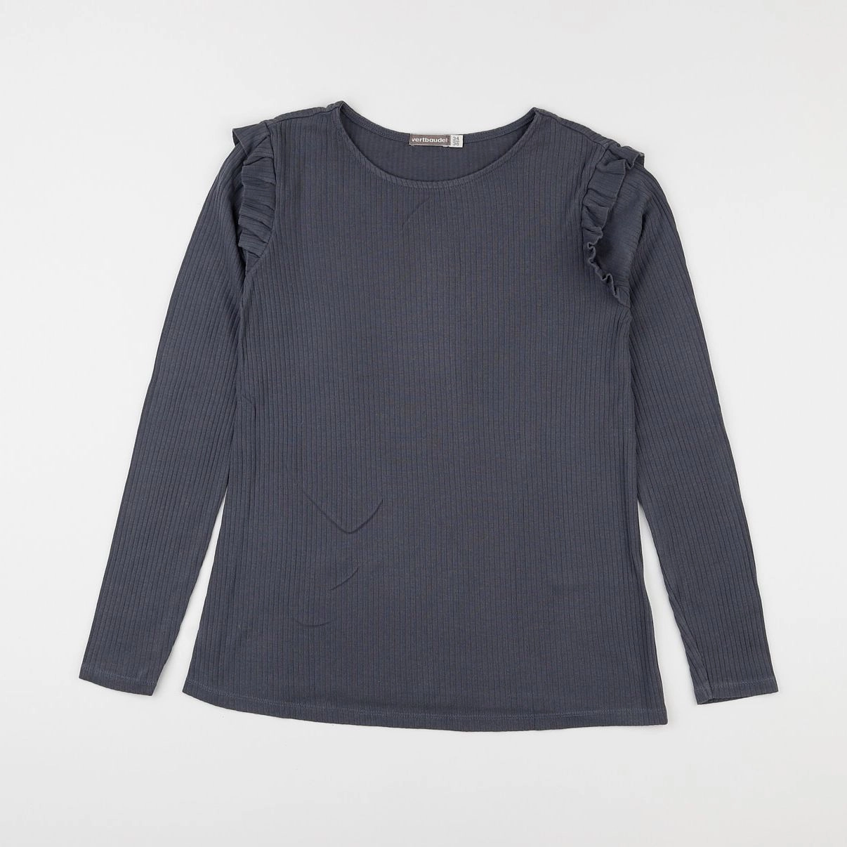 Vertbaudet - tee-shirt grossesse gris - 34 à 36