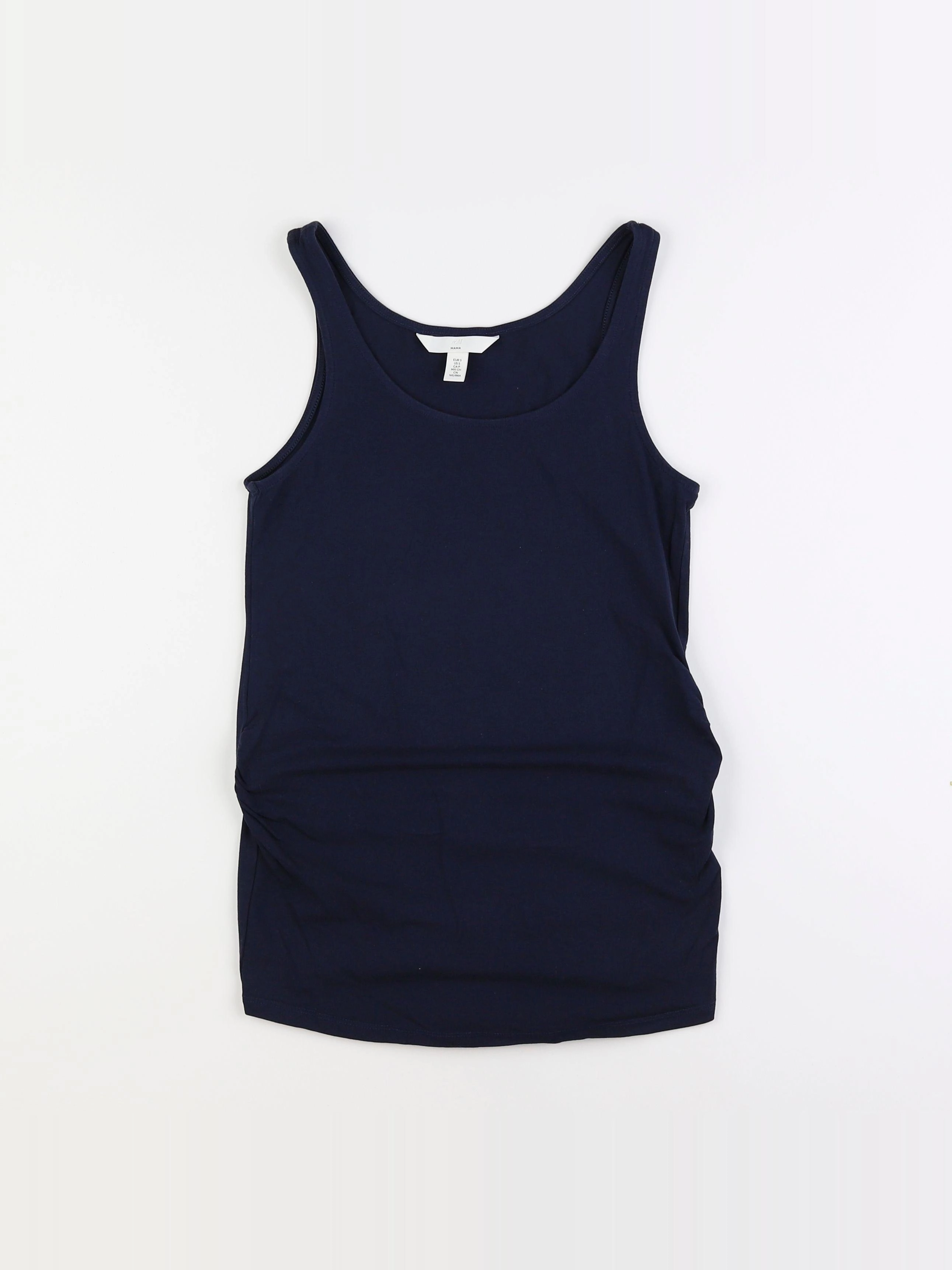 H&M - débardeur grossesse bleu - 36 à 38