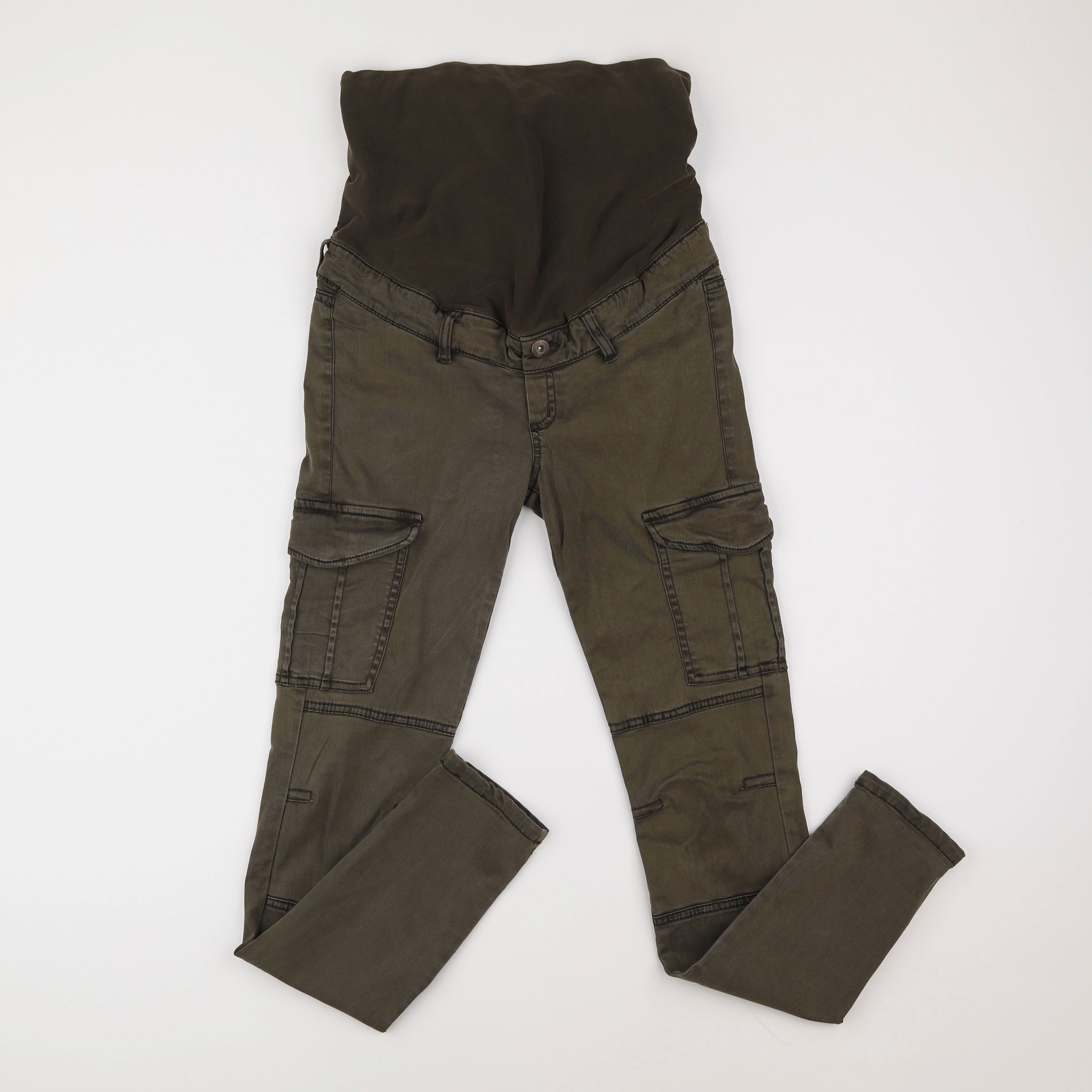 H&M - pantalon grossesse vert - 36