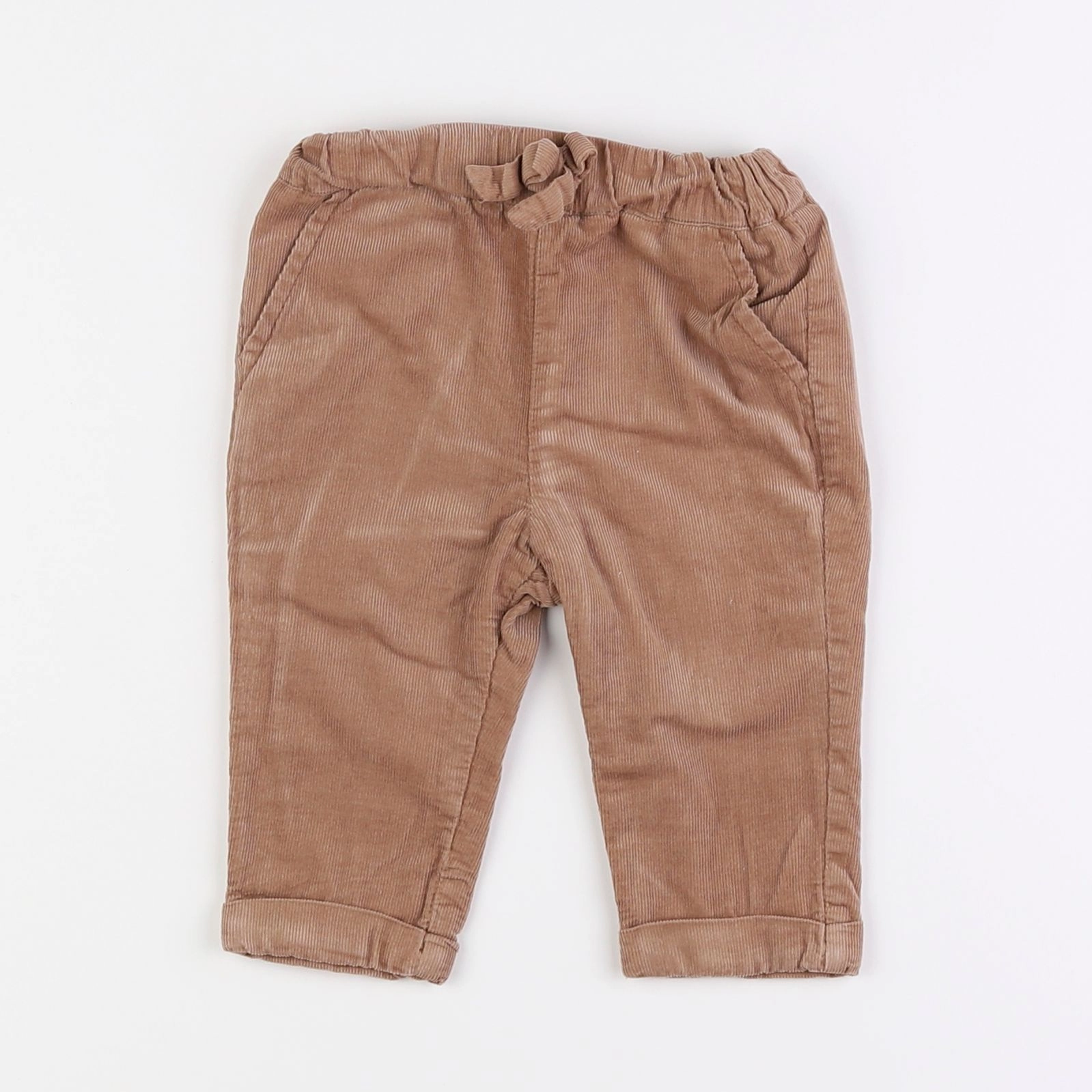 Vertbaudet - pantalon marron - 6 mois