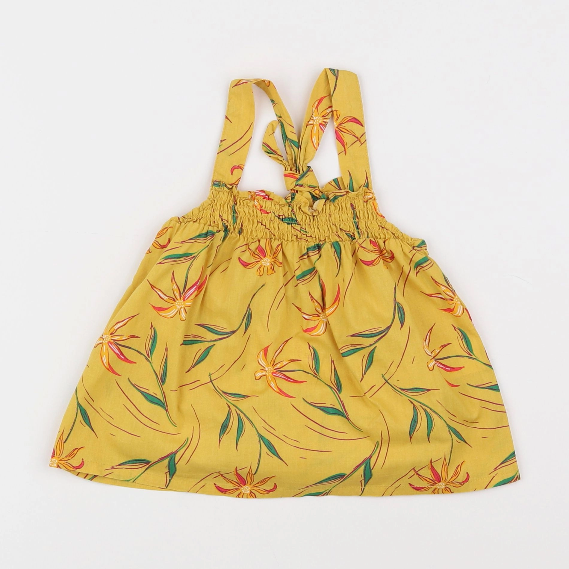 Vertbaudet - blouse jaune - 4 ans