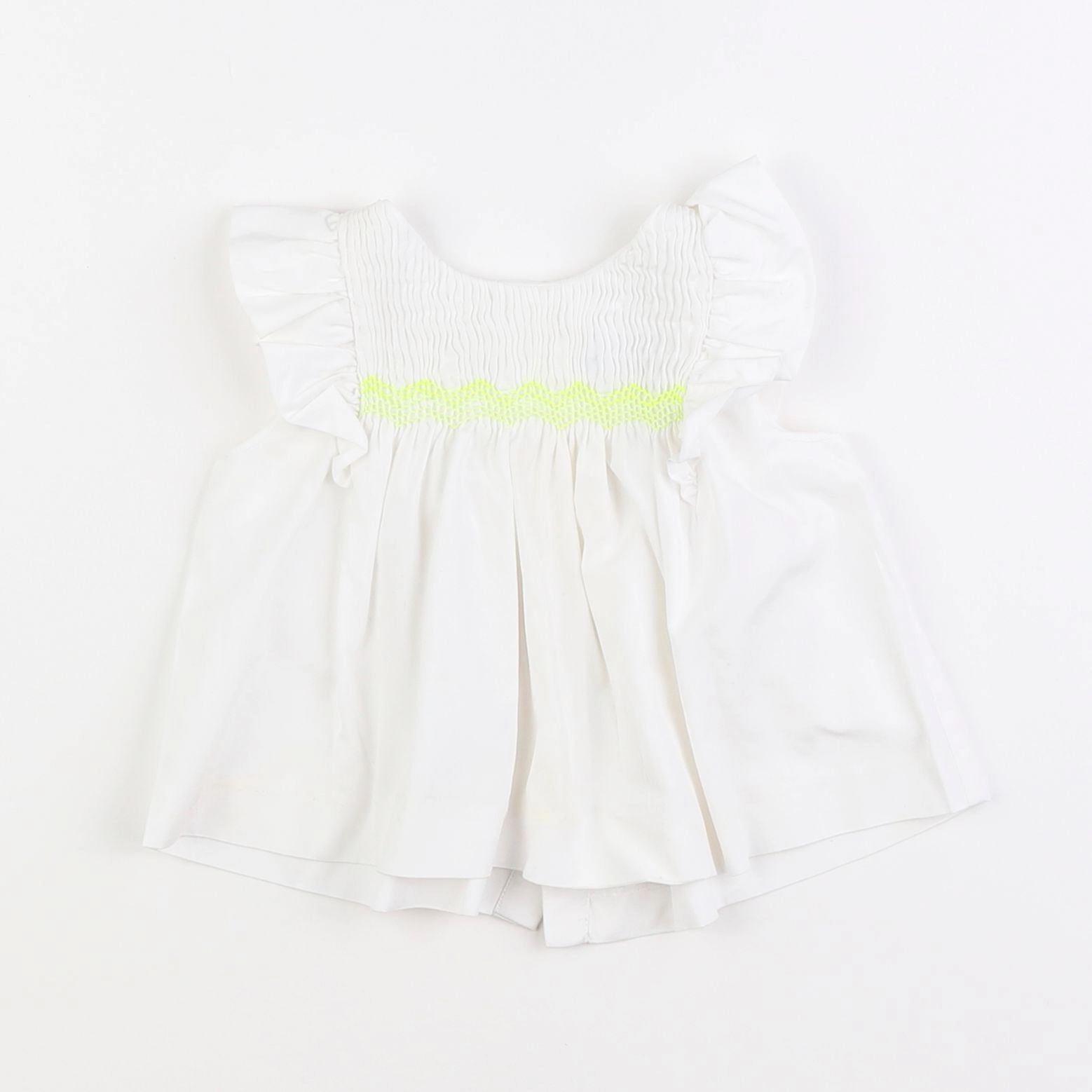 Jacadi - blouse blanc, jaune - 6 mois