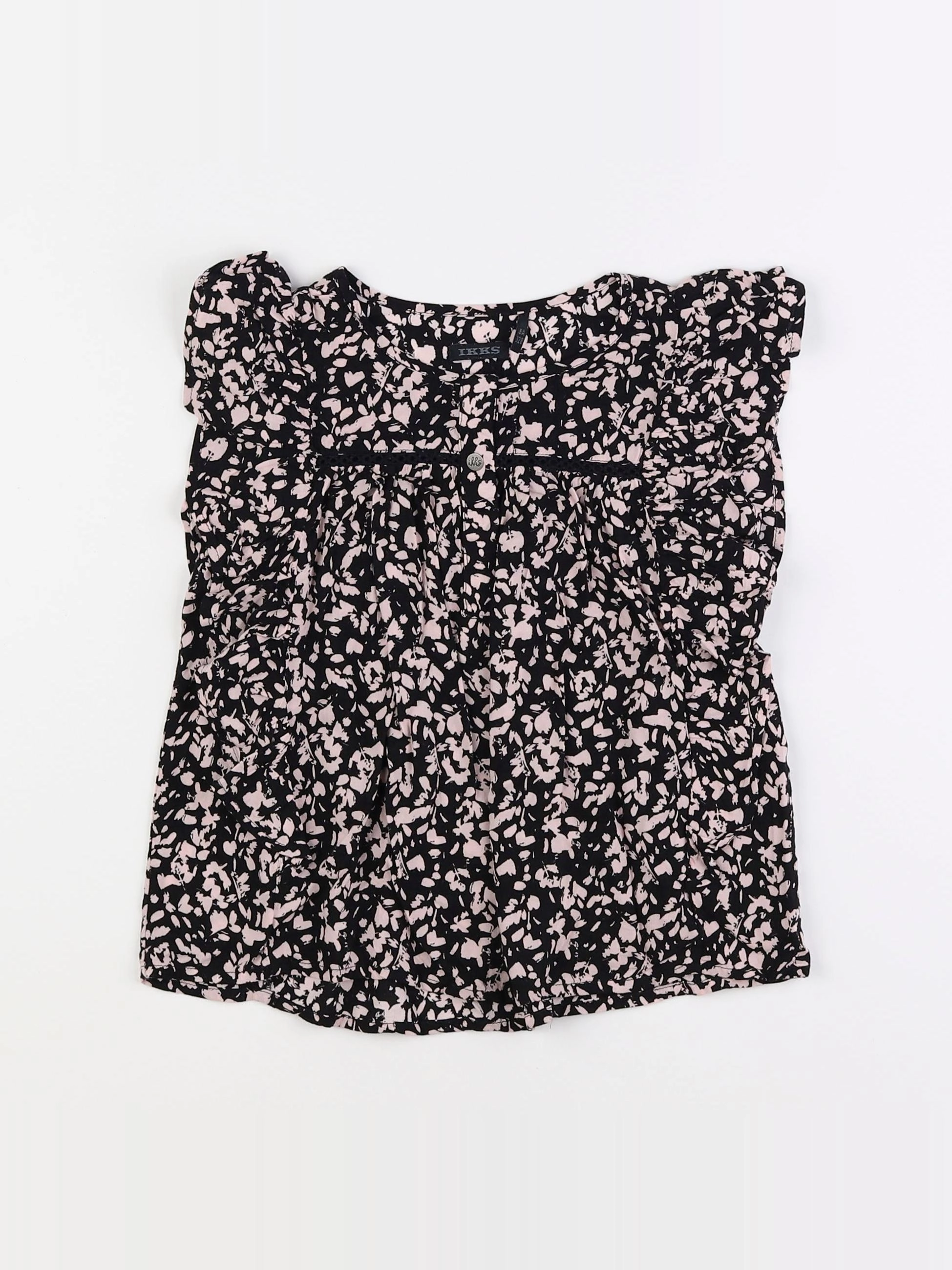 IKKS - blouse noir - 8 ans
