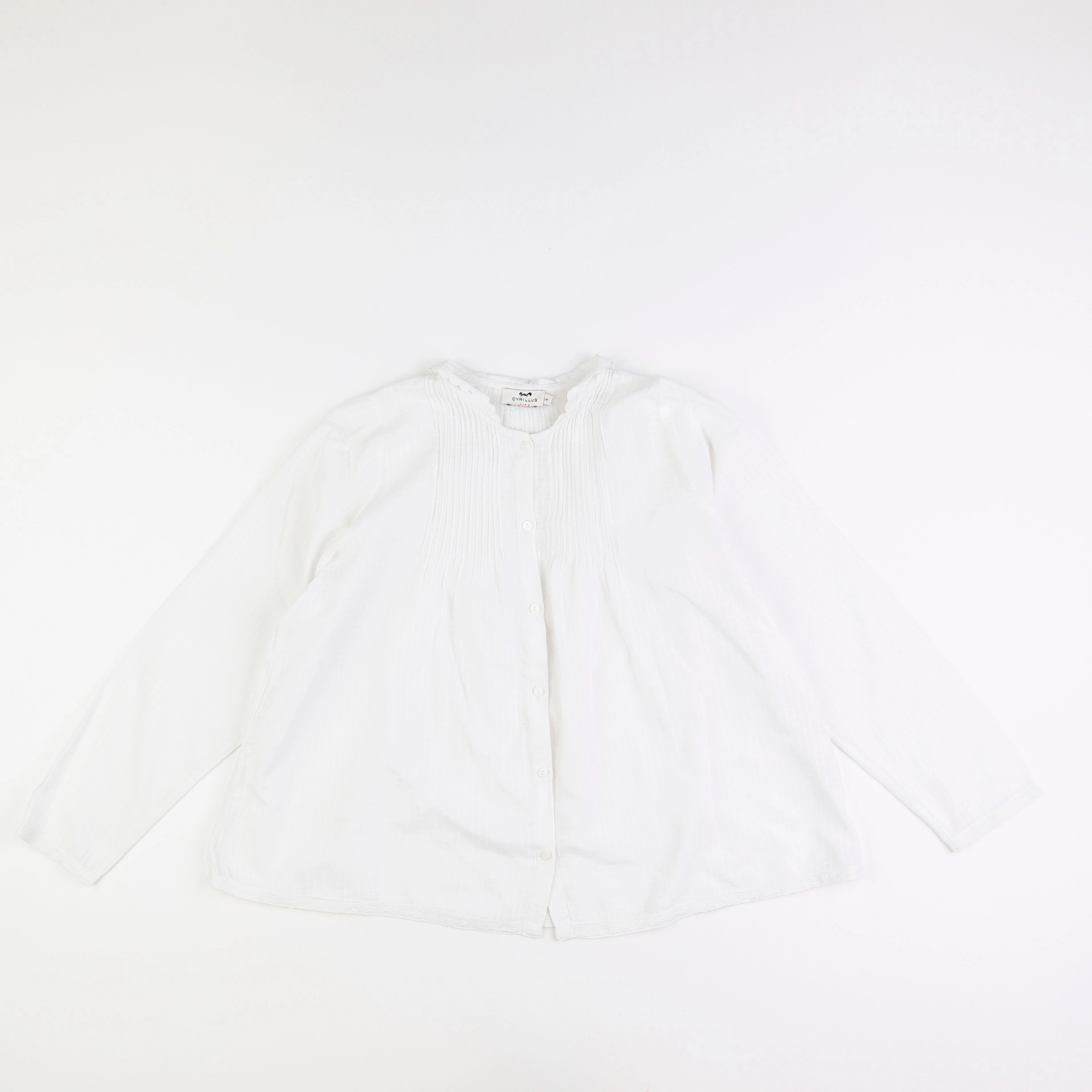 Cyrillus - blouse blanc - 14 ans