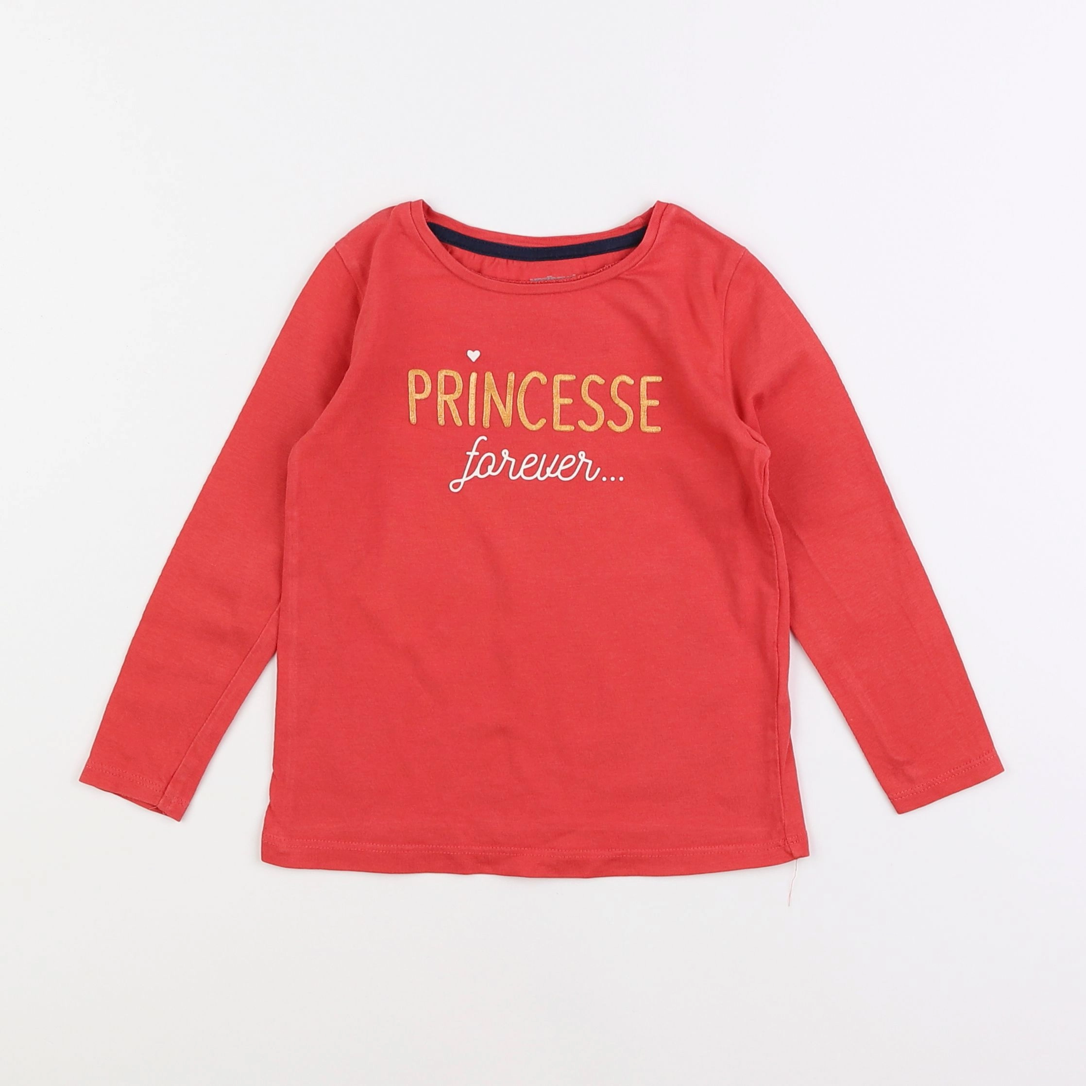 Vertbaudet - tee-shirt rouge - 3 ans