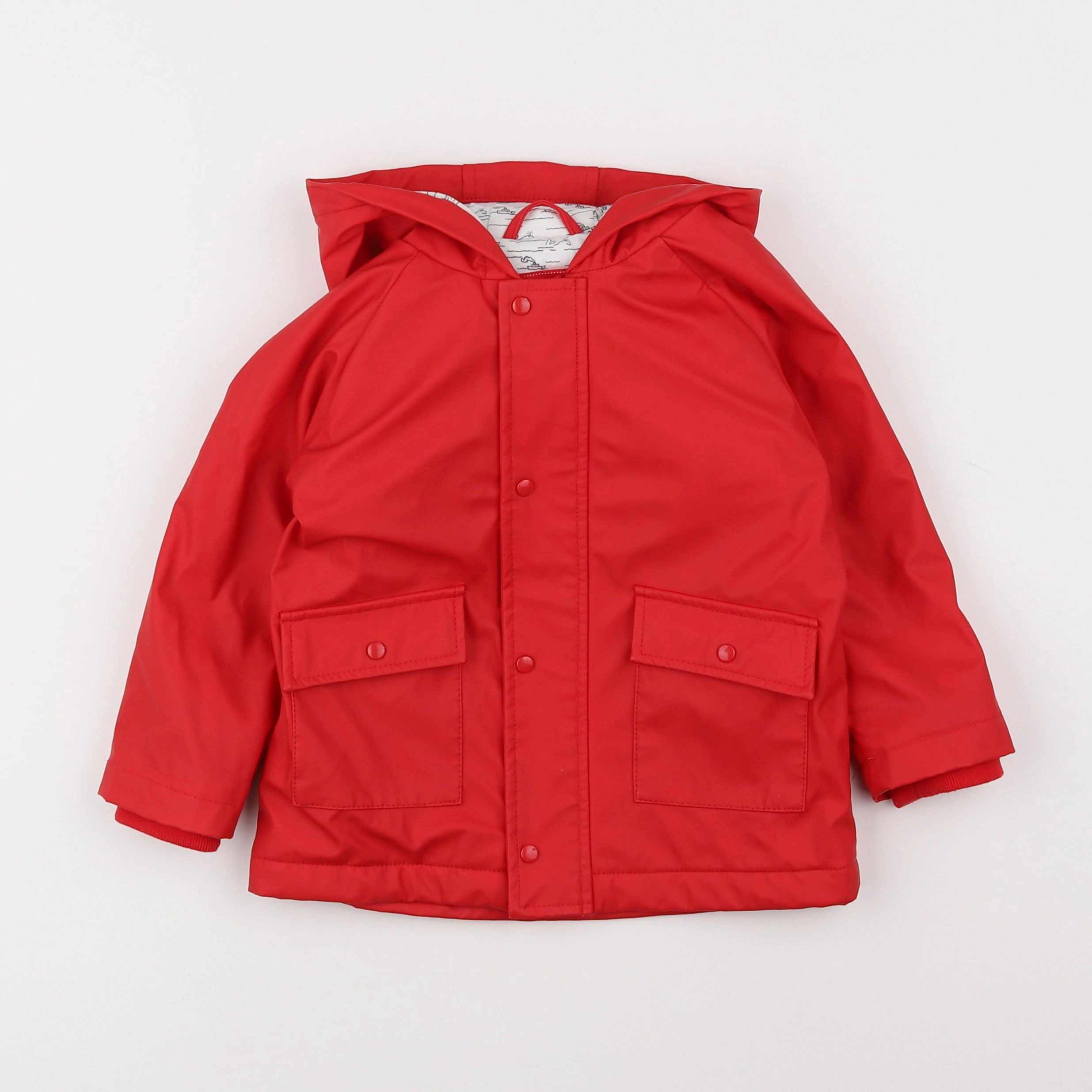 Boutchou - imperméable rouge - 2 ans