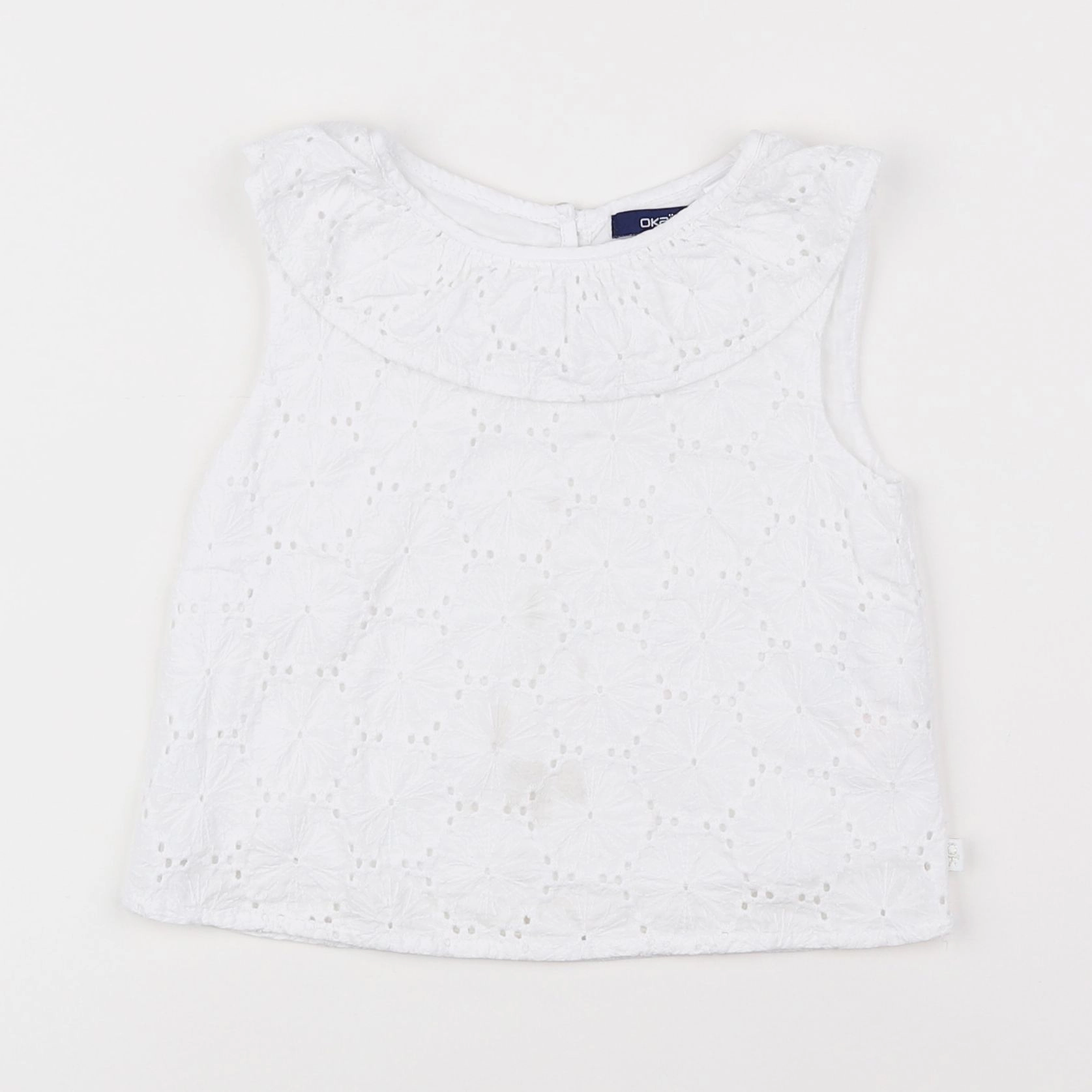 Okaidi - blouse blanc - 3 ans