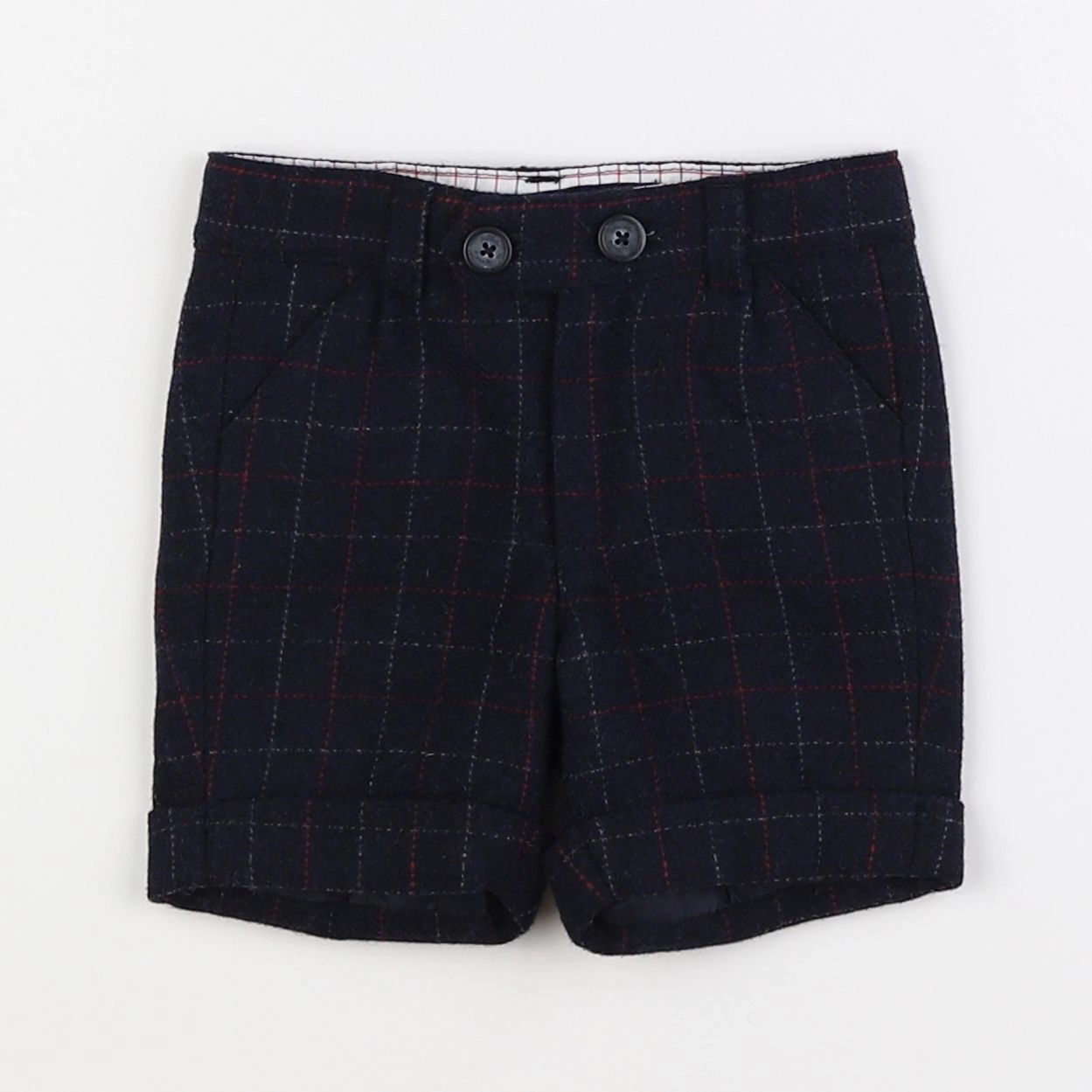 Jacadi - short bleu - 6 mois