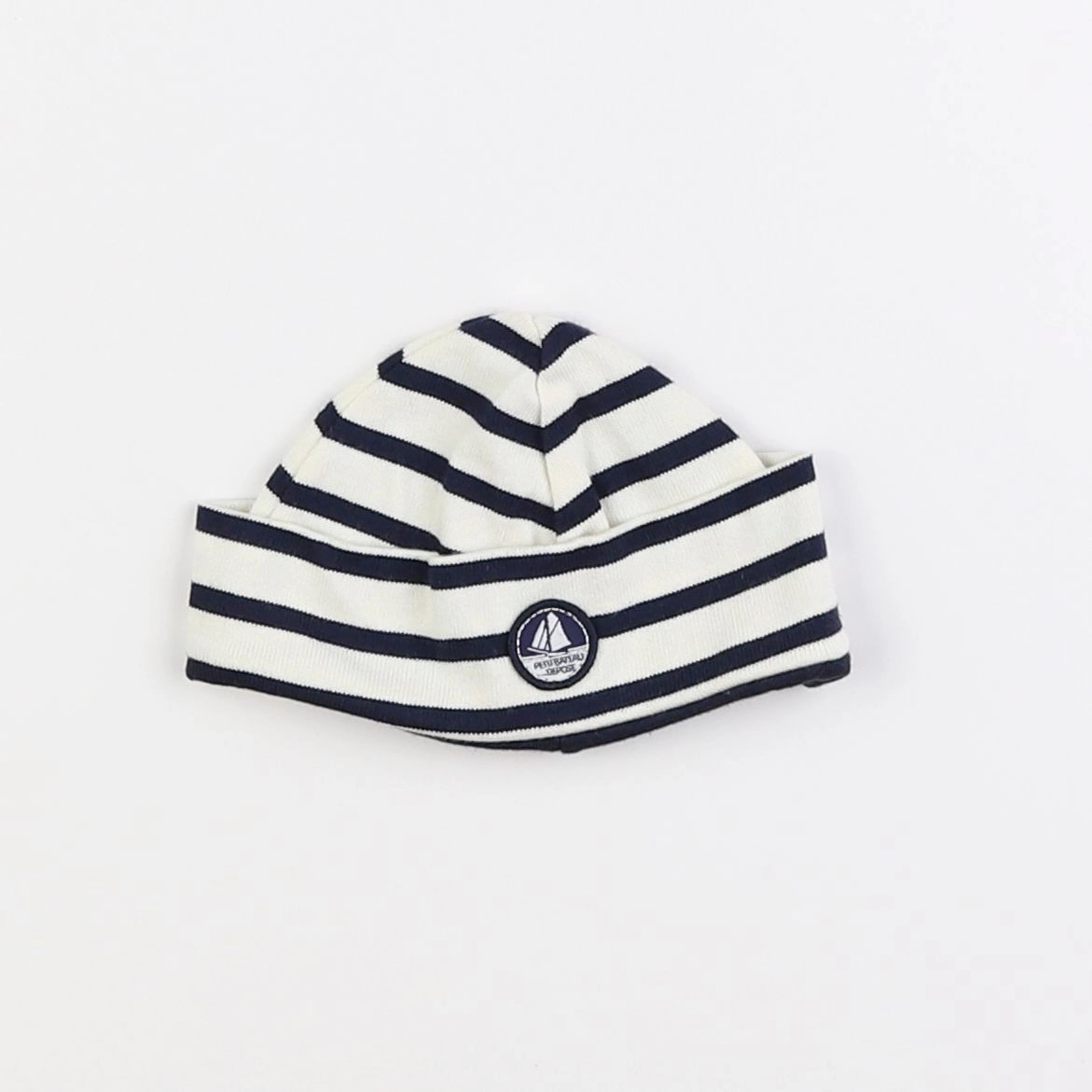 Petit Bateau - bonnet blanc - 3/6 mois