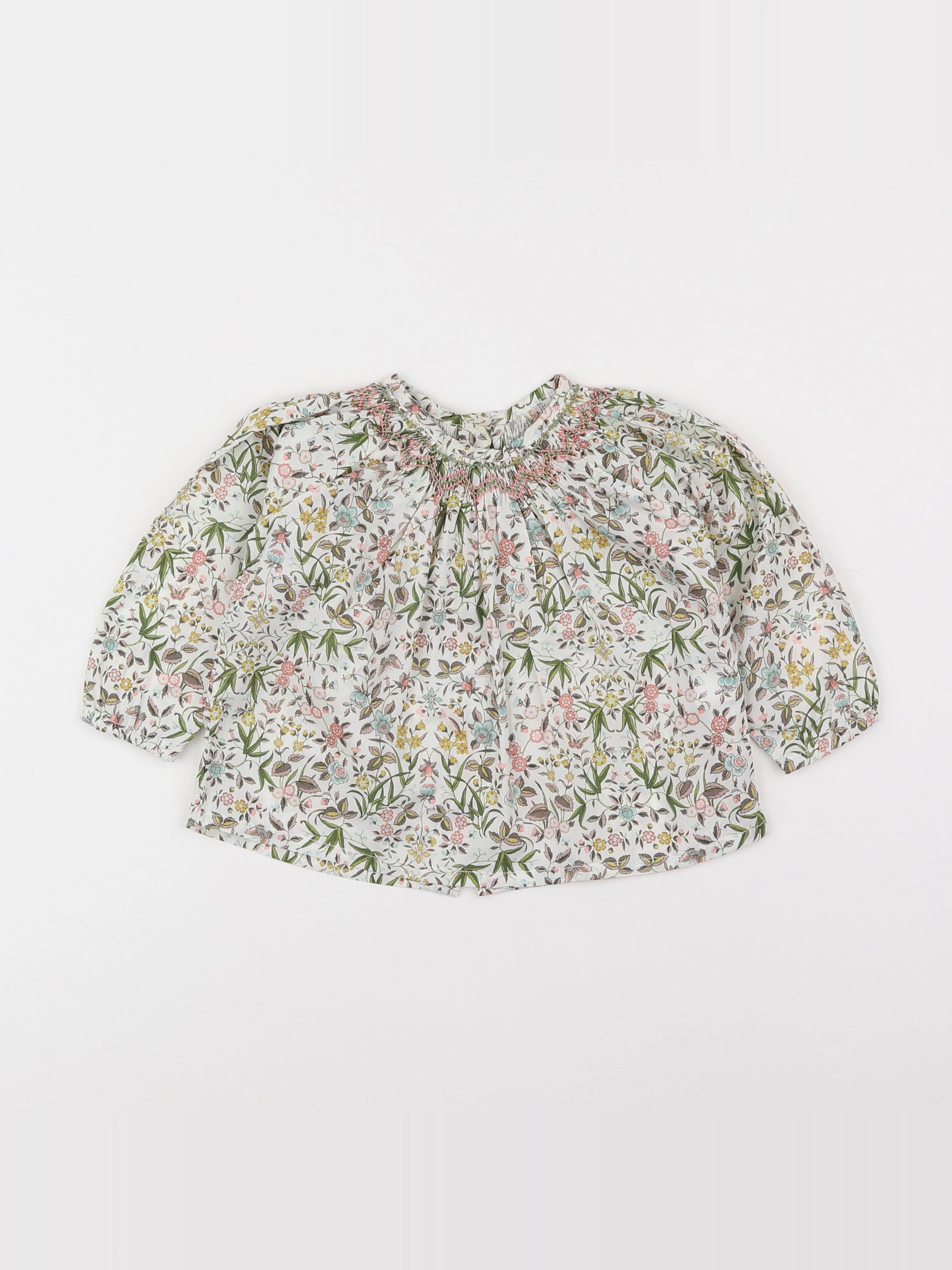 Marie Puce - blouse multicolore - 18 mois