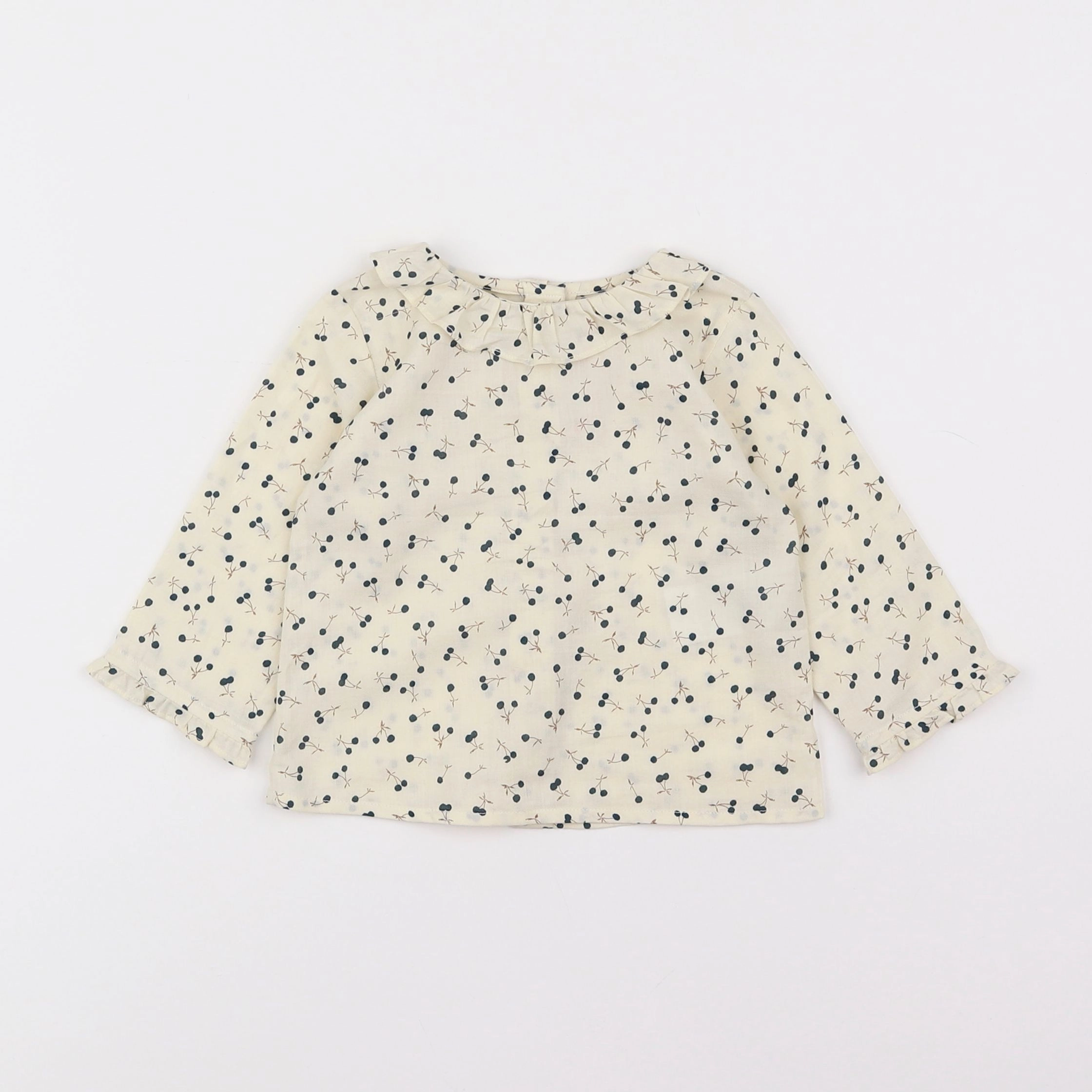 Bonpoint - blouse beige - 12 mois