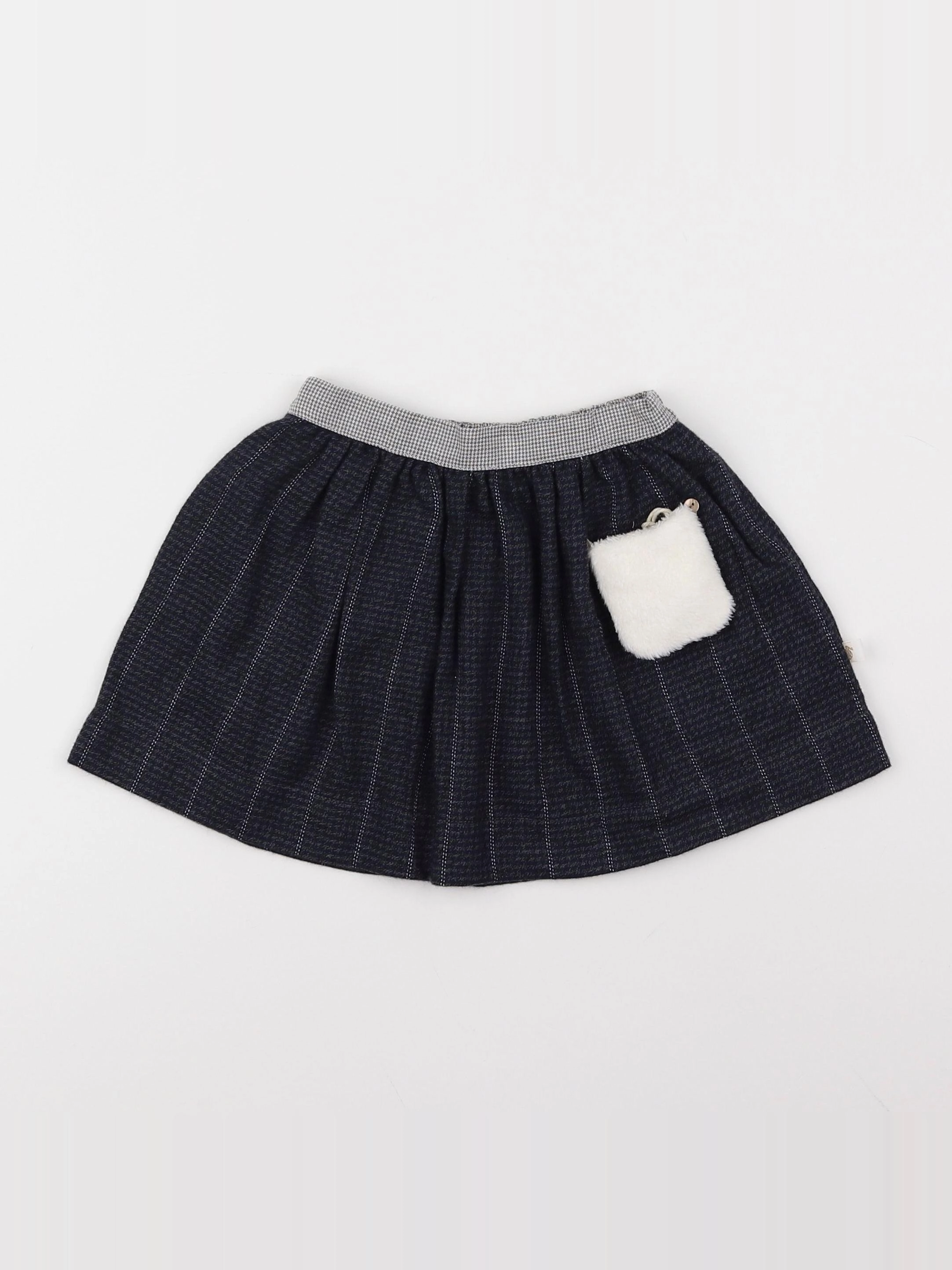 Les Enfantines - jupe bleu - 2 ans
