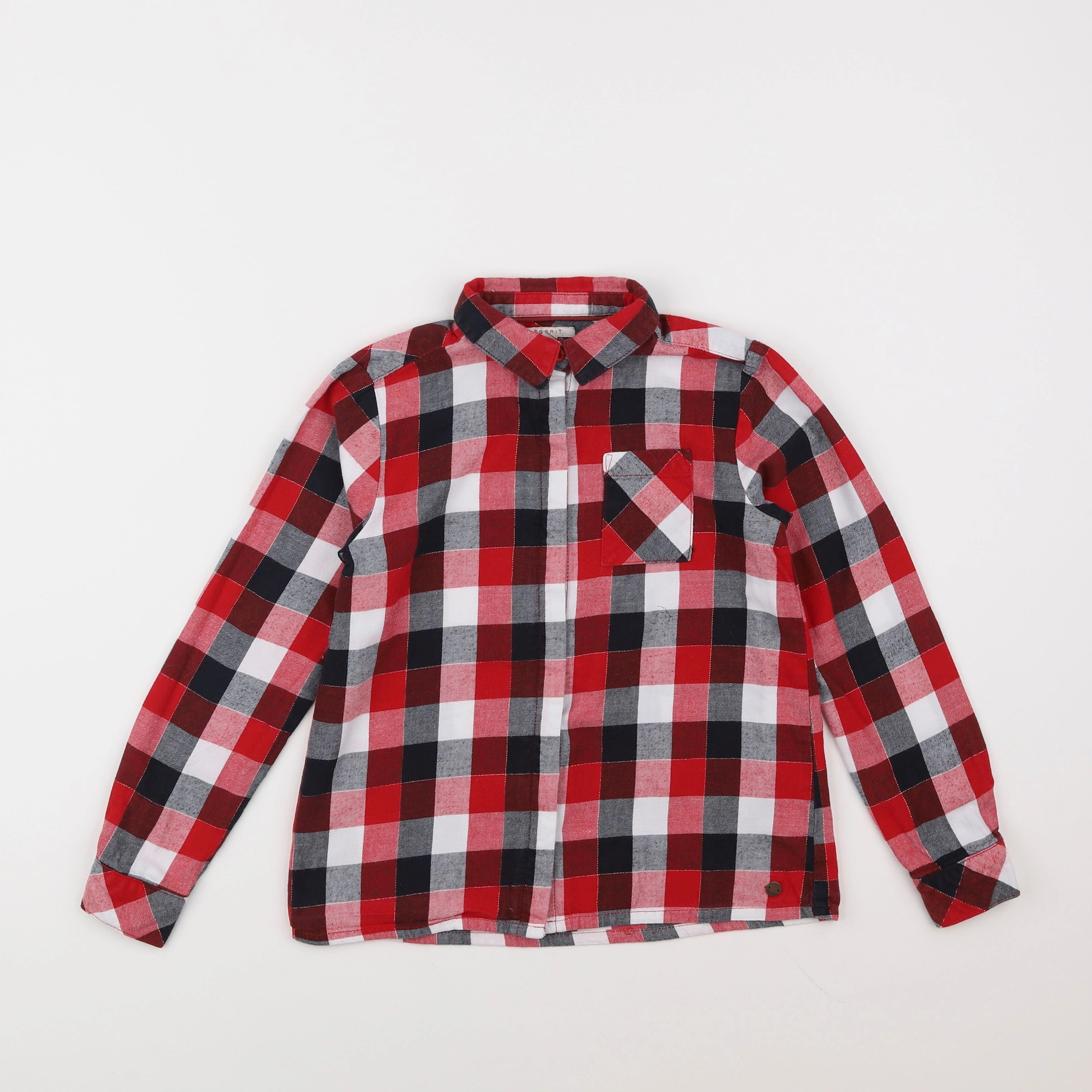 Esprit - chemise blanc, rouge - 9 ans