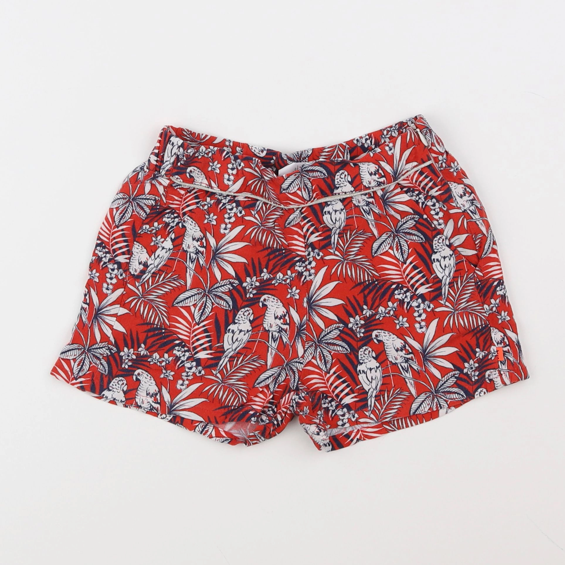 IKKS - short rouge - 6 ans