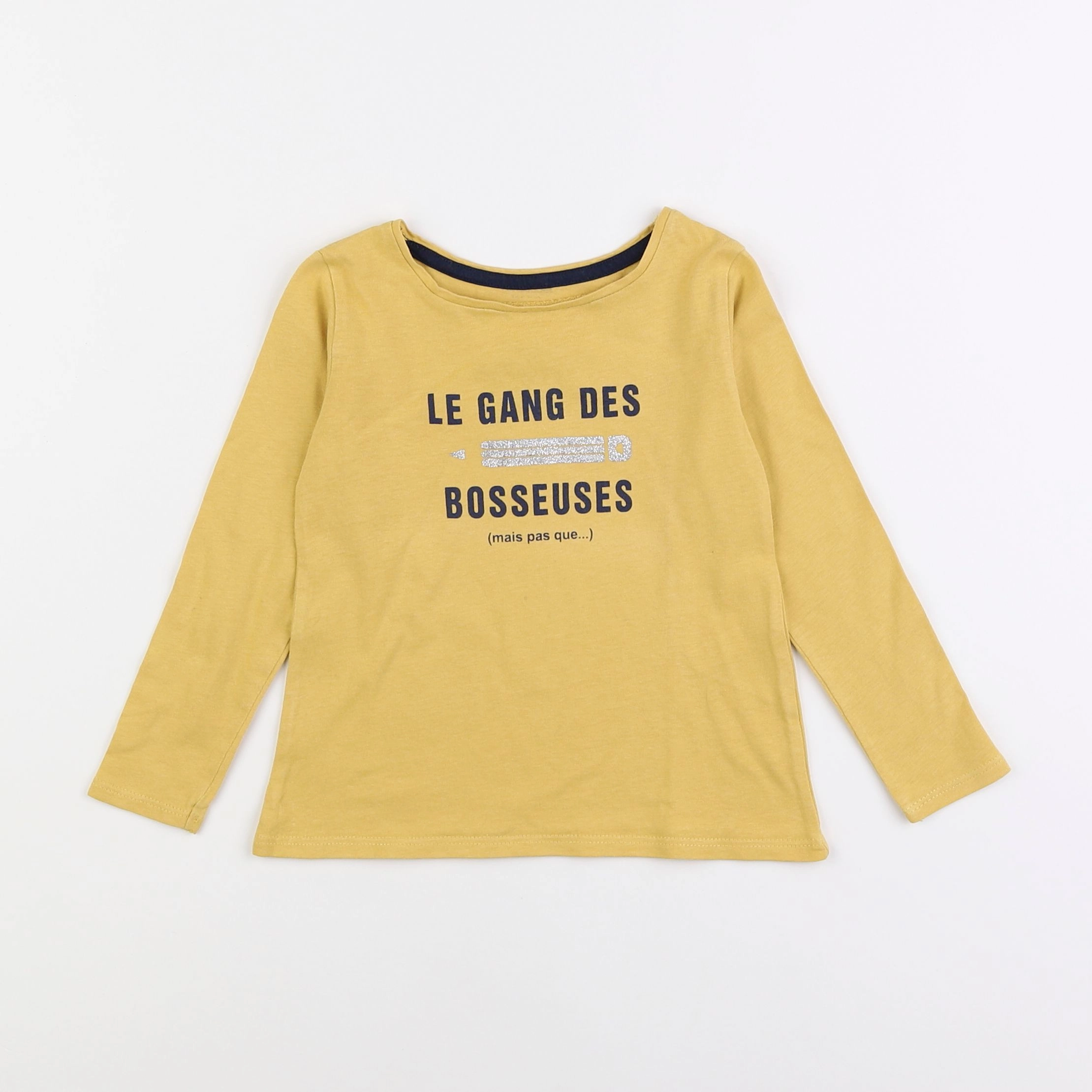 Vertbaudet - tee-shirt jaune - 3 ans