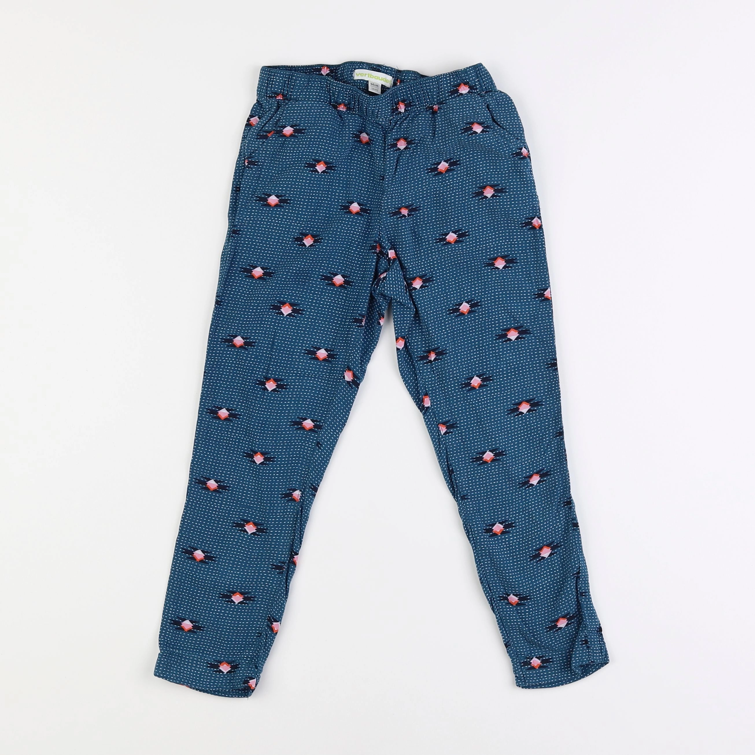 Vertbaudet - pantalon bleu - 3 ans