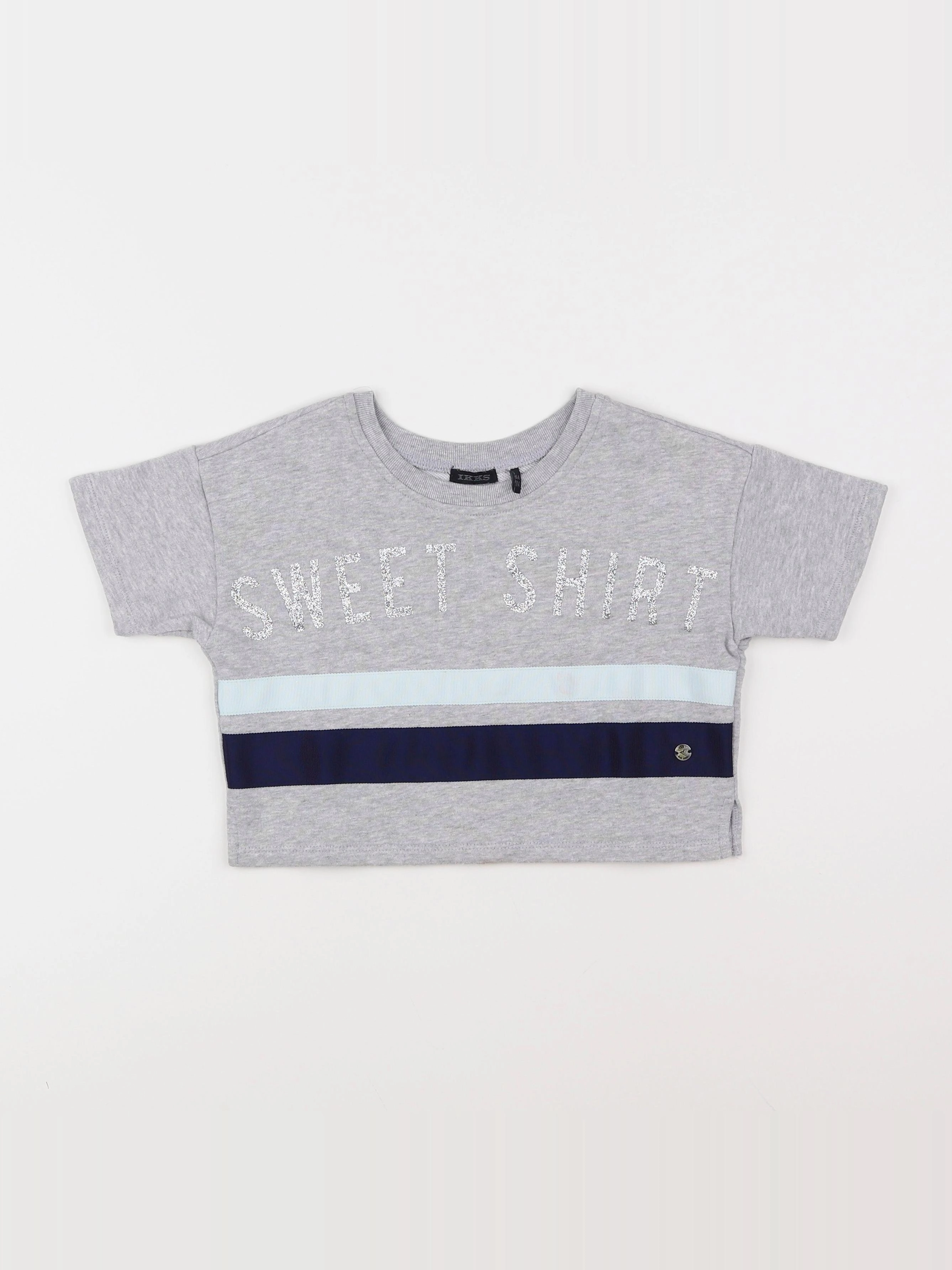 IKKS - tee-shirt gris - 6 ans
