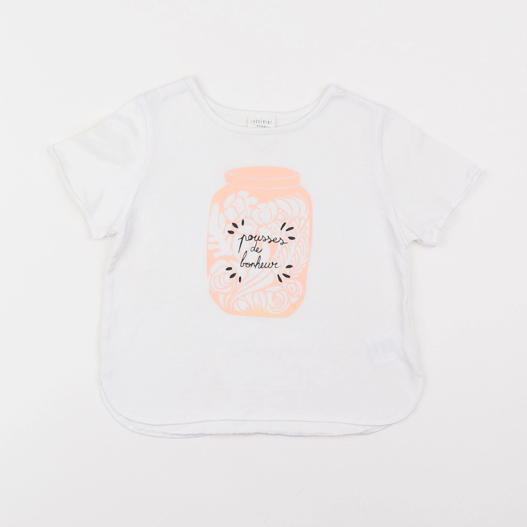 Carrément Beau - tee-shirt blanc - 3 ans