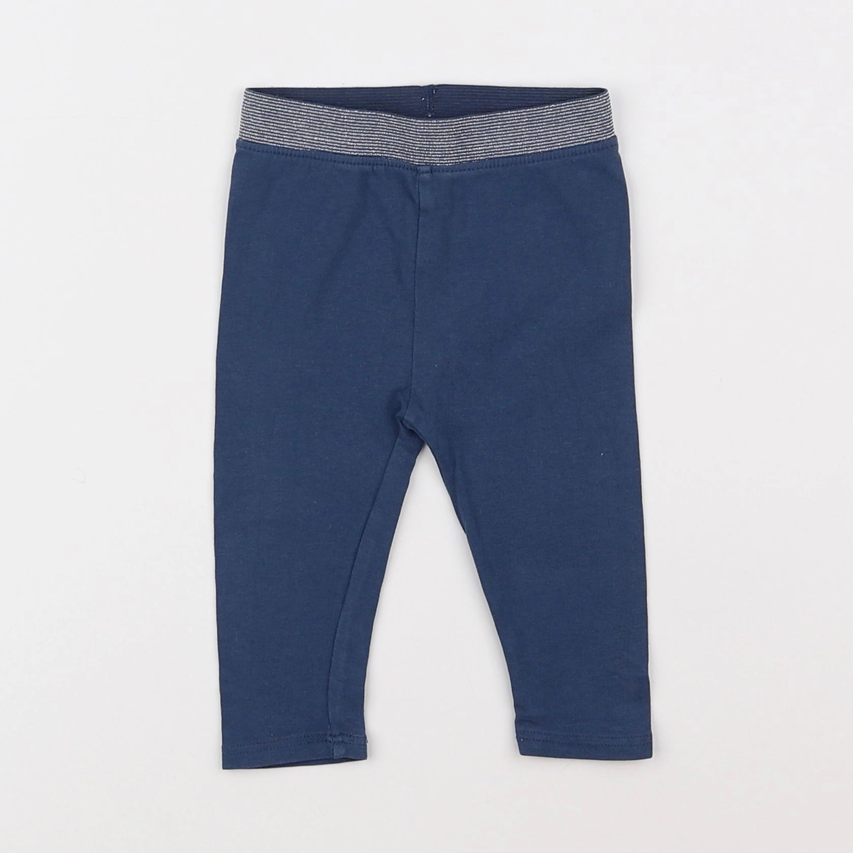 Vertbaudet - legging bleu - 6 mois