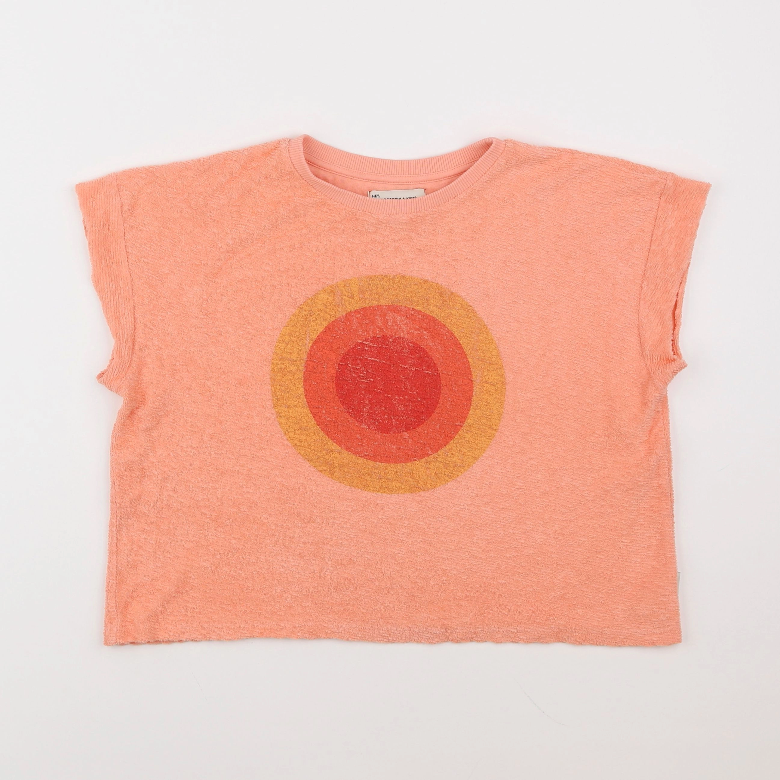 Piupiuchick - tee-shirt orange - 8 ans