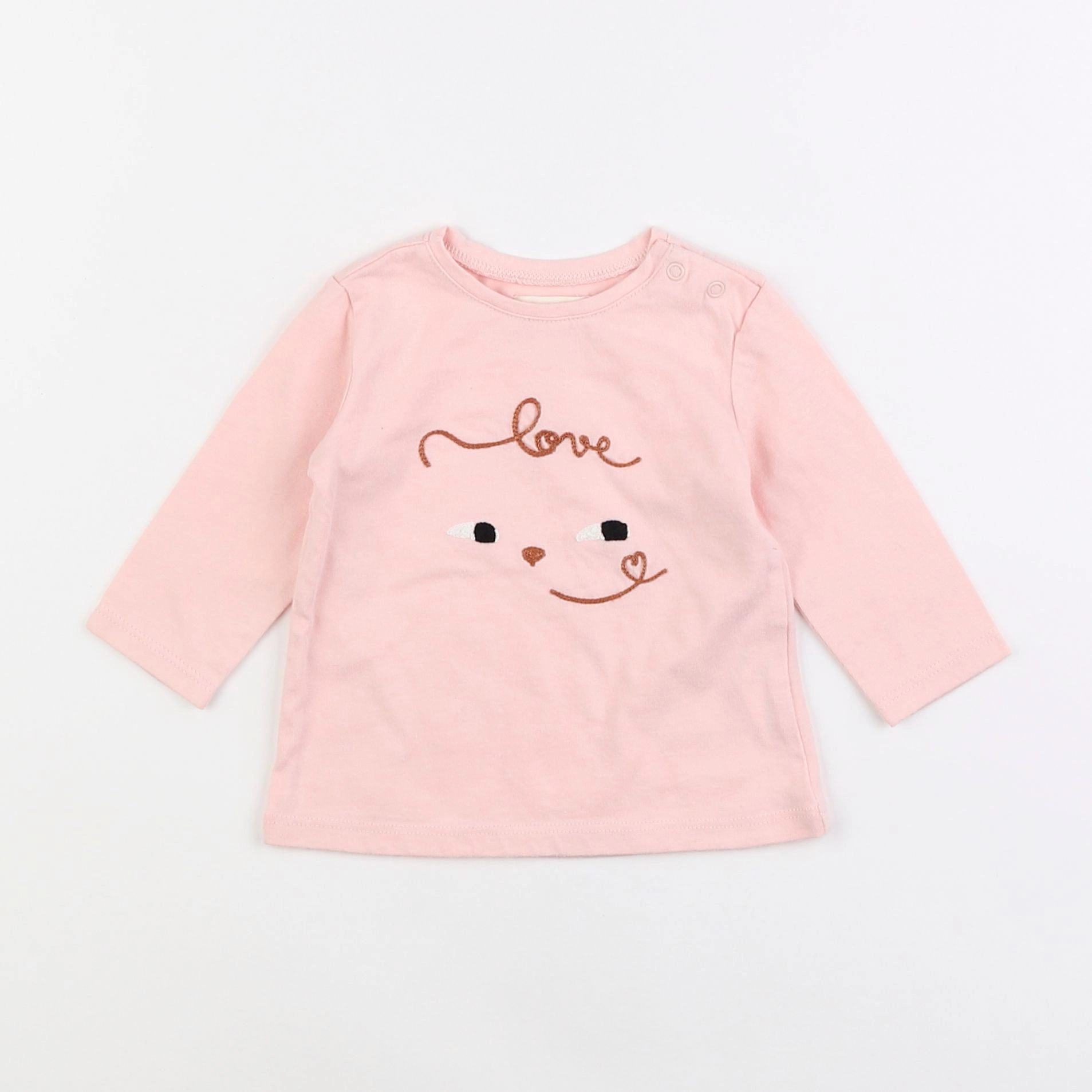 Catimini - tee-shirt rose - 6 mois