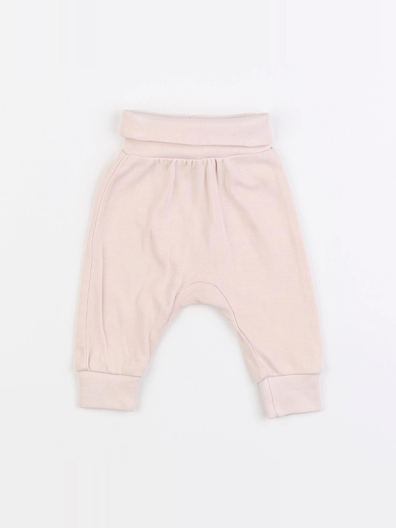 H&M - sarouel rose - 0/1 mois