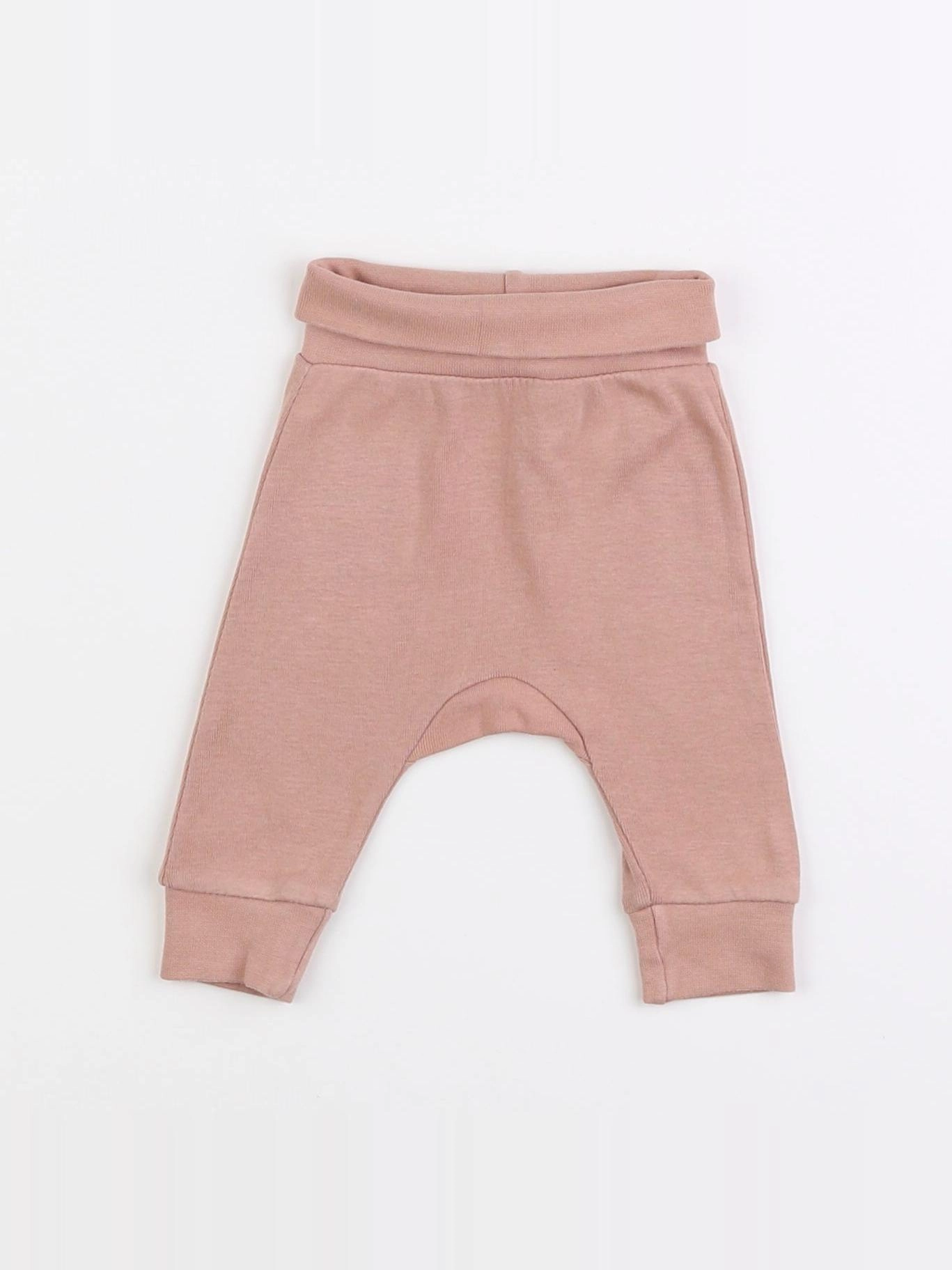 H&M - sarouel rose - 0/1 mois