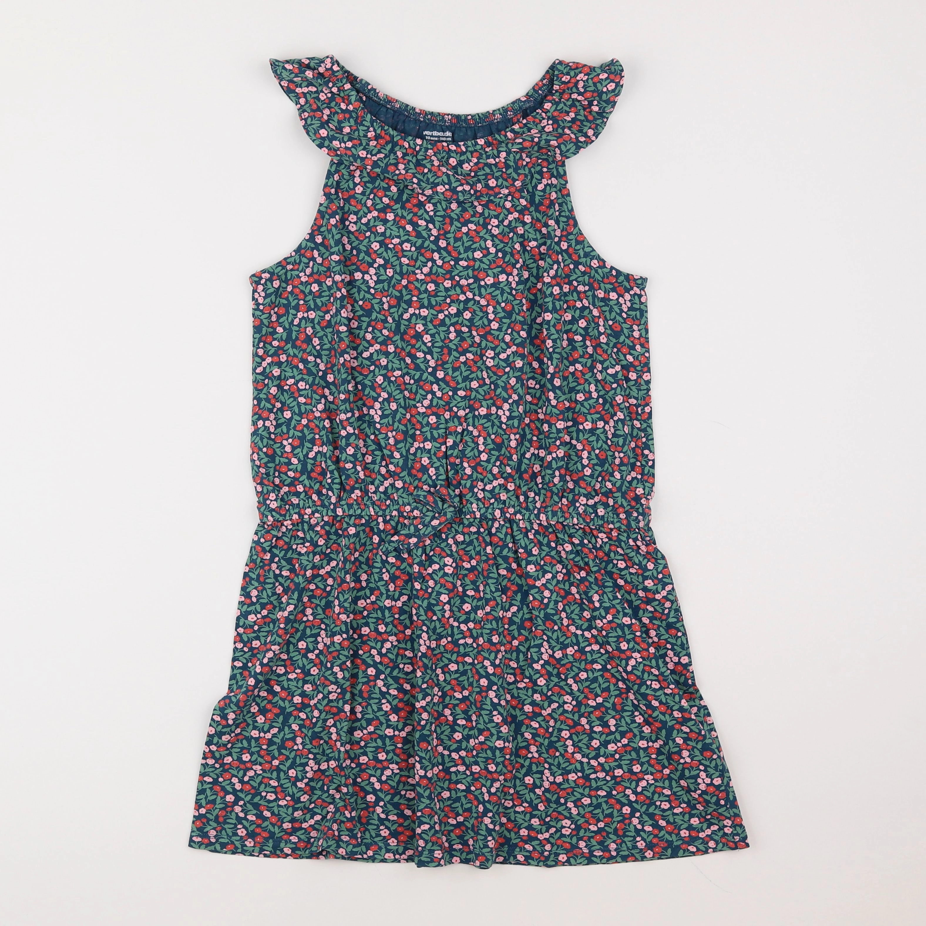 Vertbaudet - robe multicolore - 10 ans