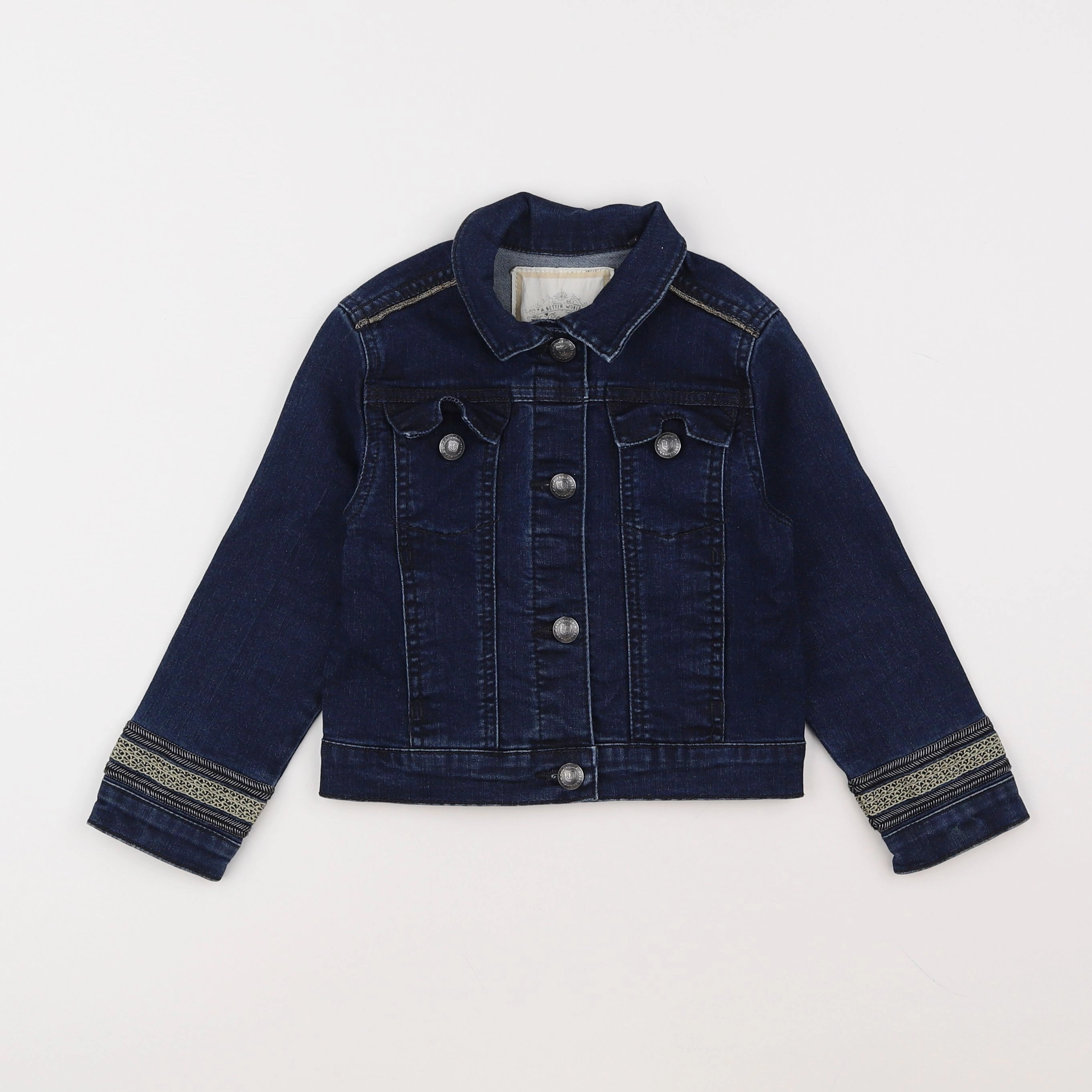 IKKS - veste bleu - 4 ans