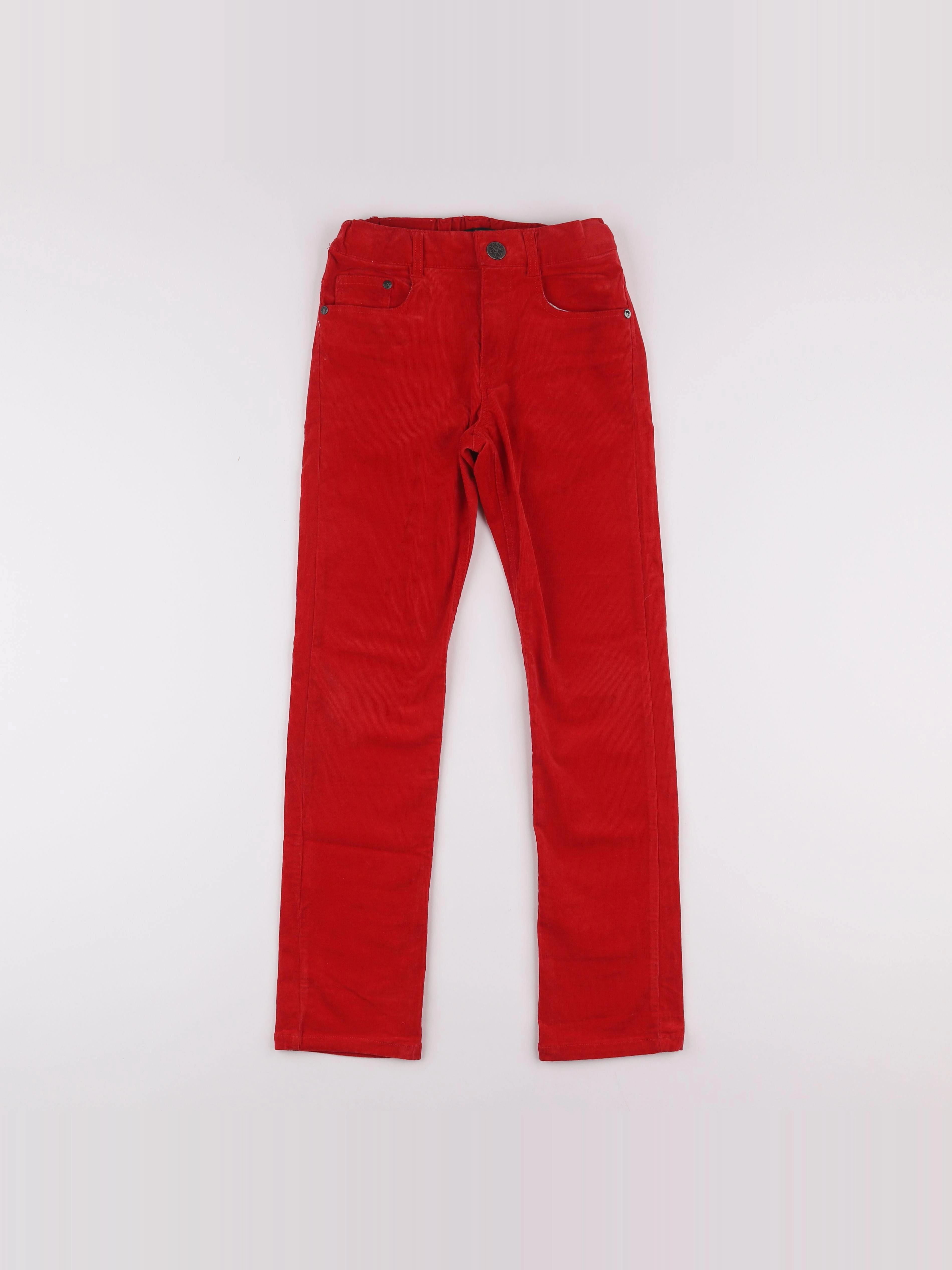 IKKS - pantalon rouge - 10 ans