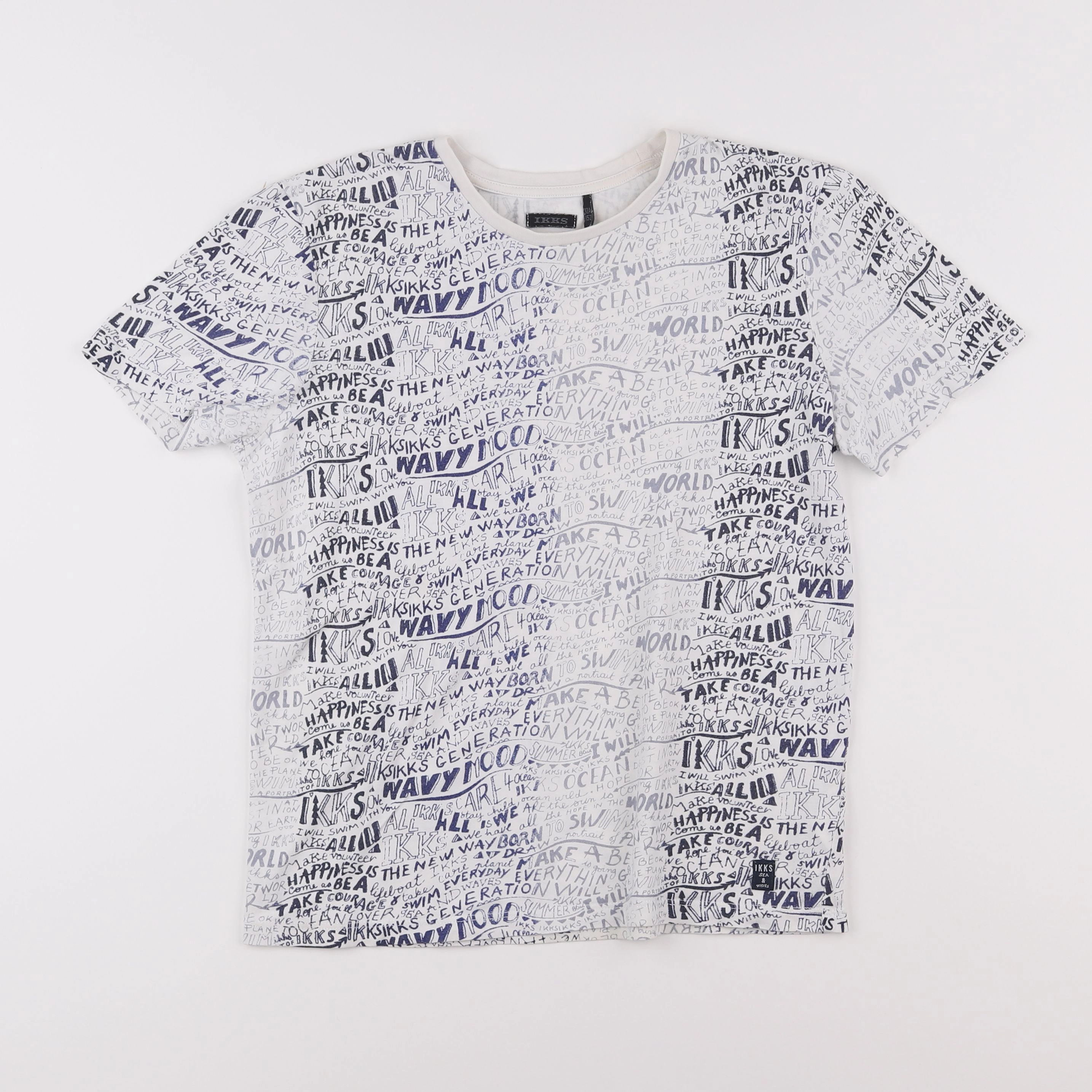 IKKS - tee-shirt blanc - 12 ans