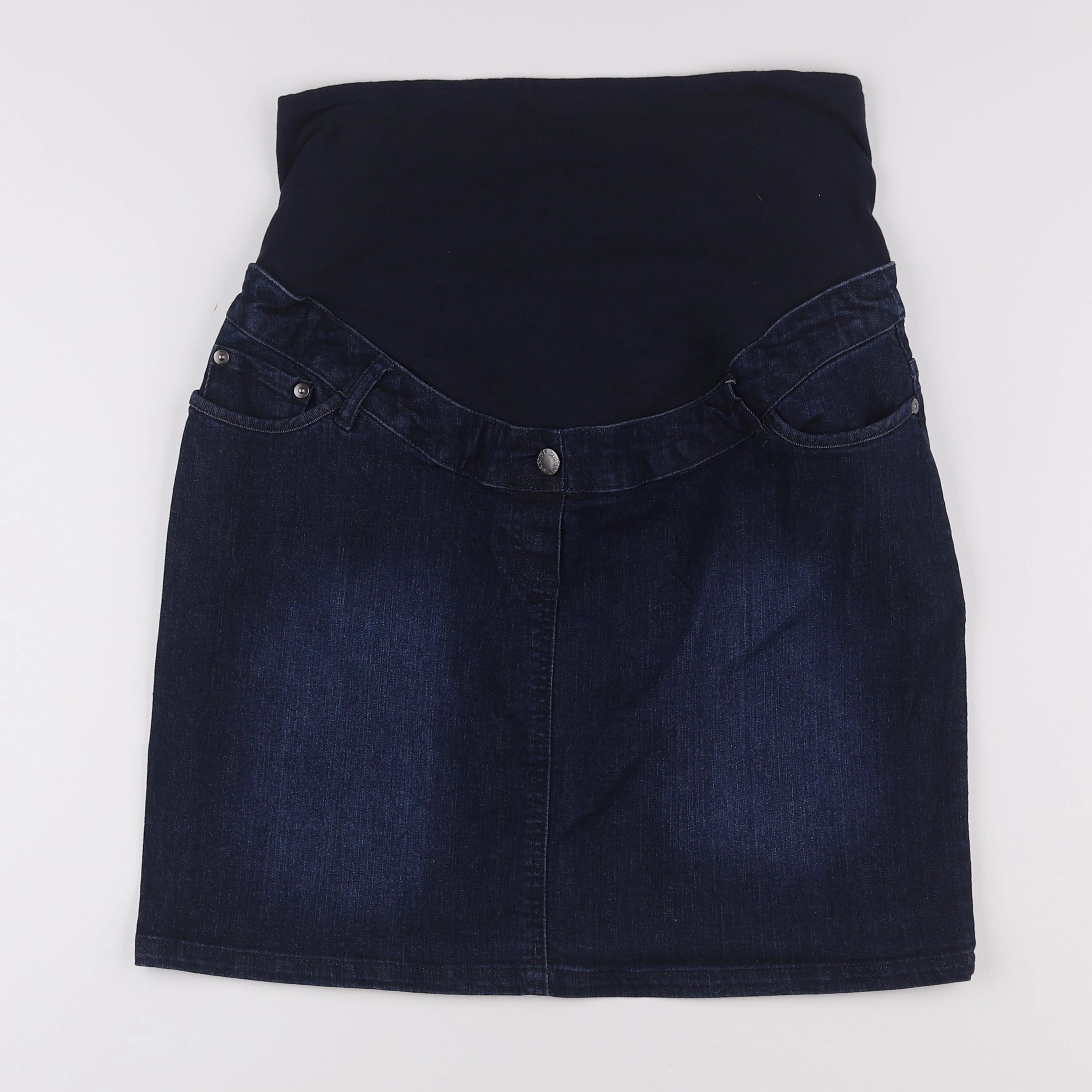 Vertbaudet - jupe grossesse bleu - 40