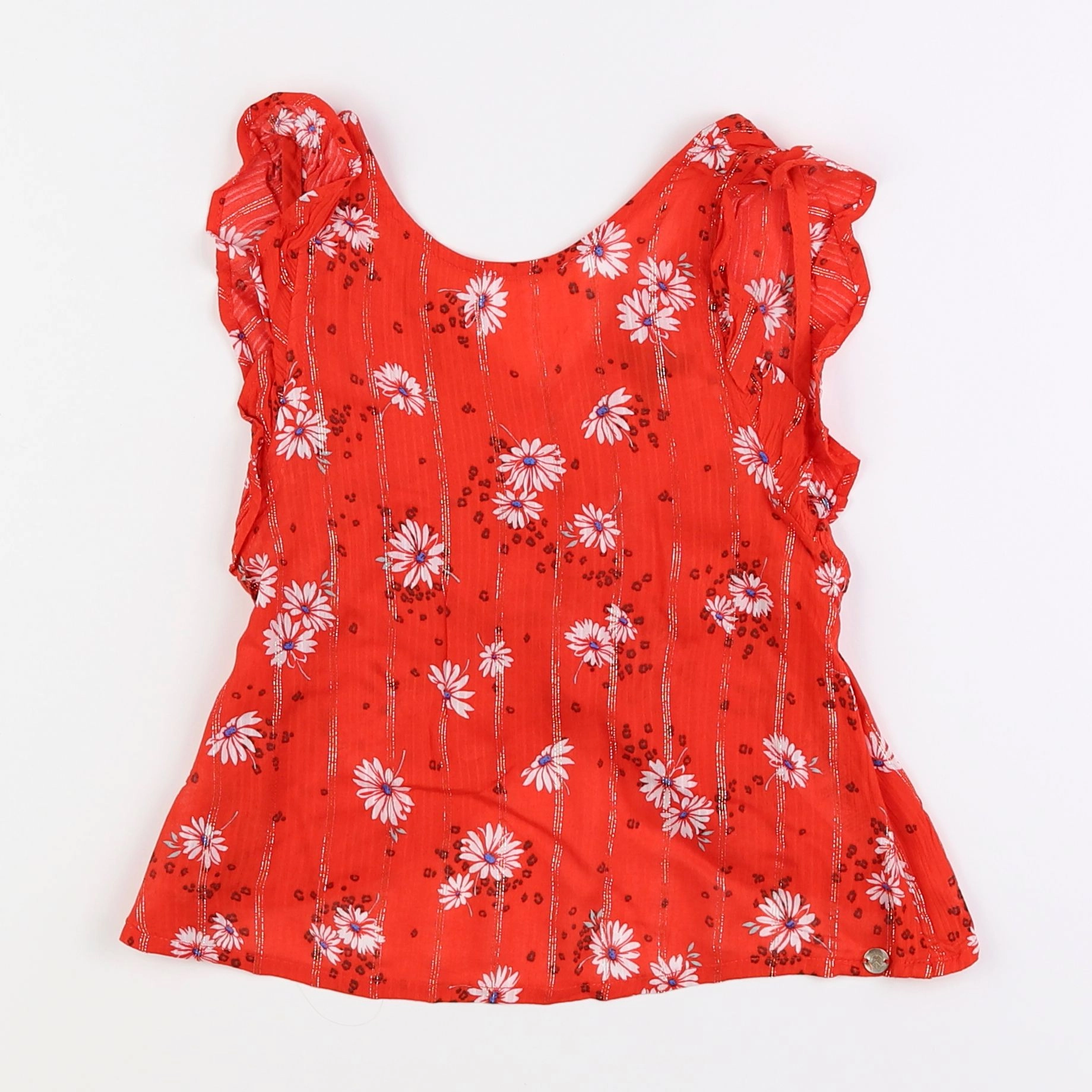 IKKS - blouse rouge - 6 ans