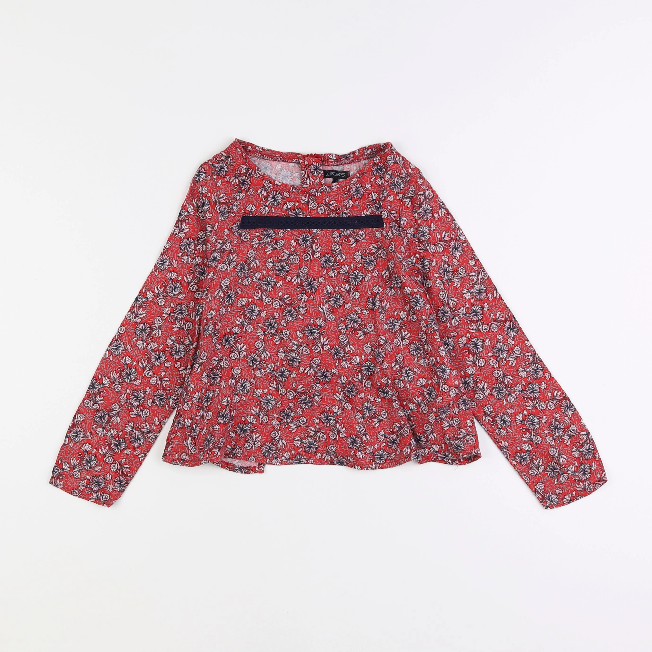 IKKS - blouse rouge - 5 ans